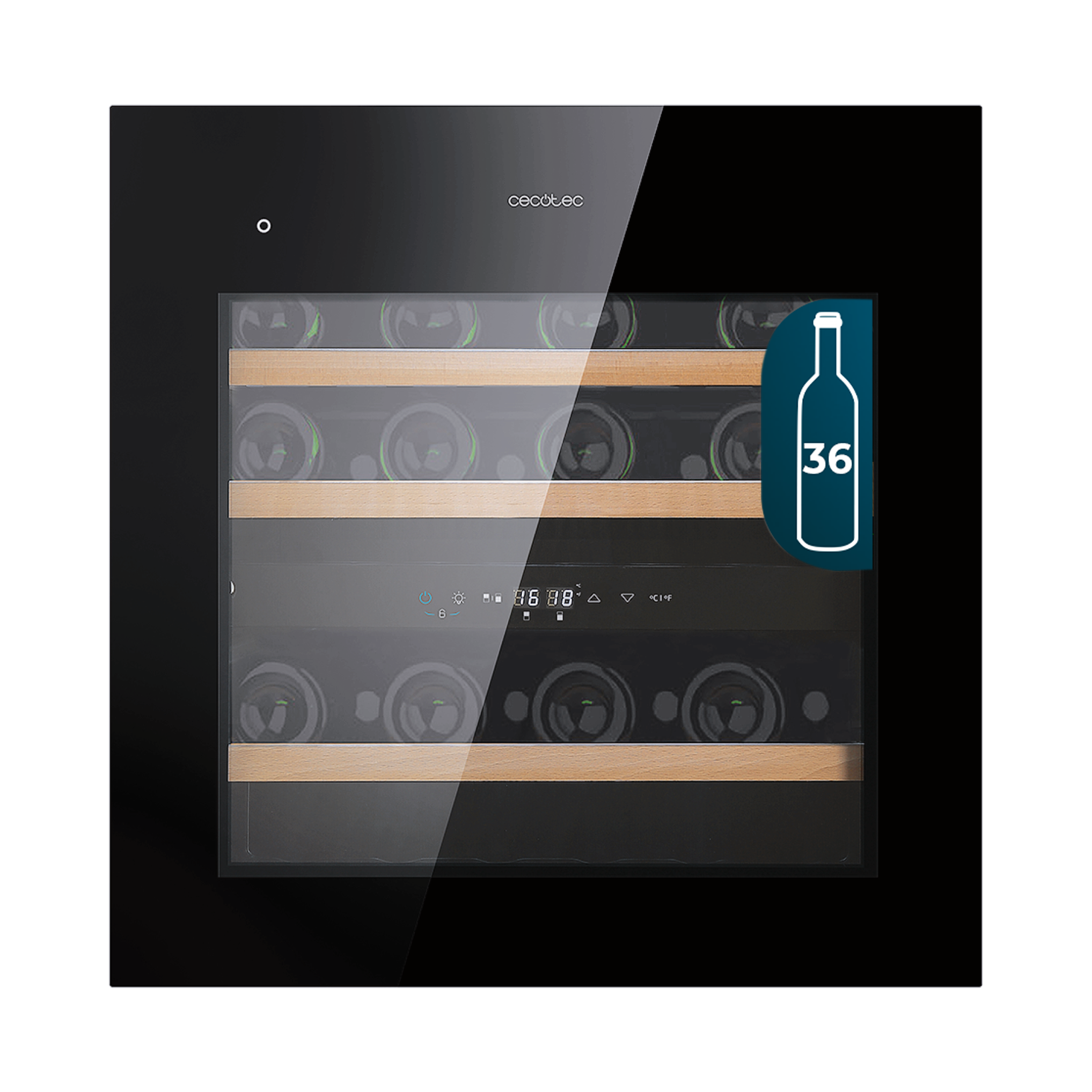 GrandSommelier Duo 36000 Touch Black Compressor