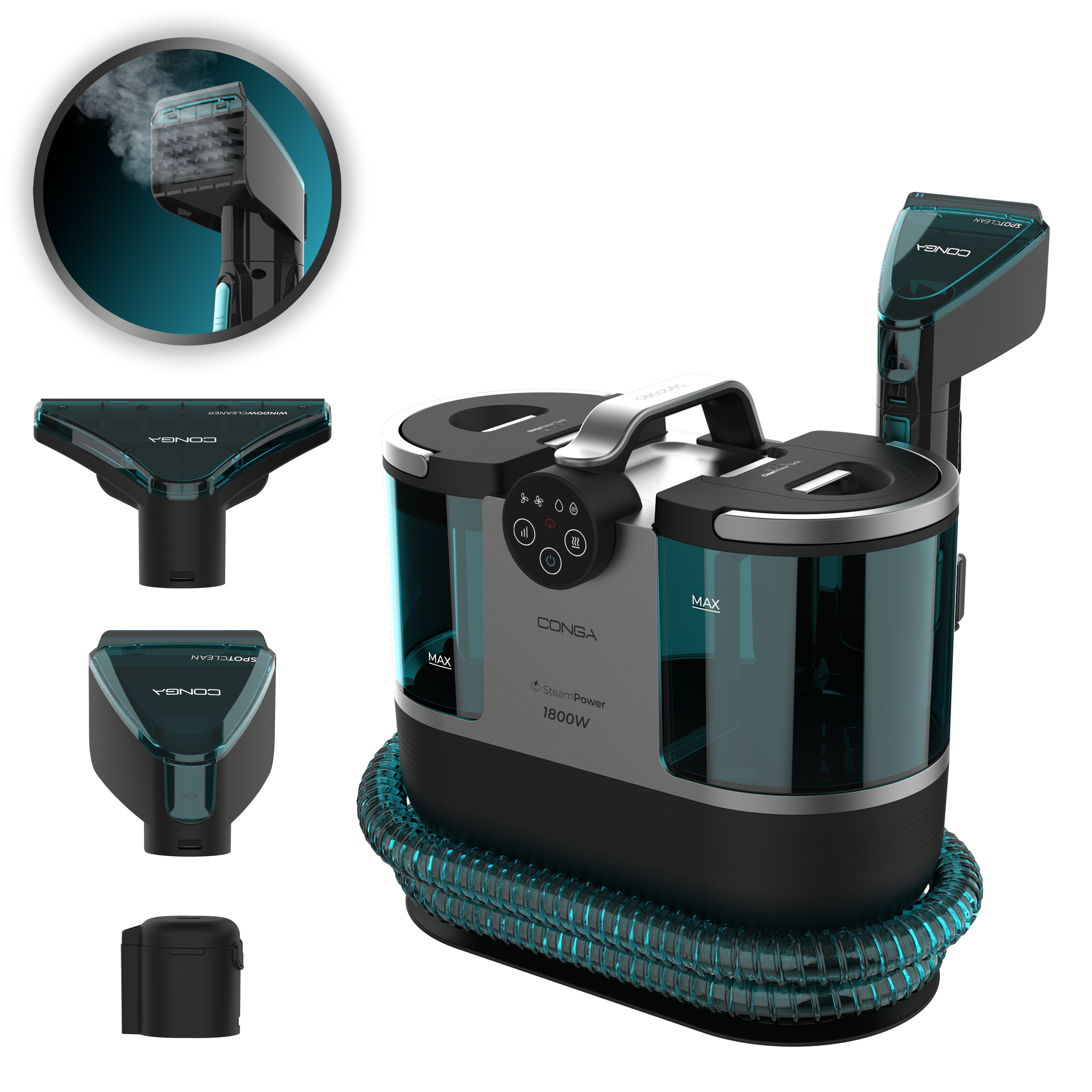 Conga 7000 Carpet&Spot Clean Steam Max