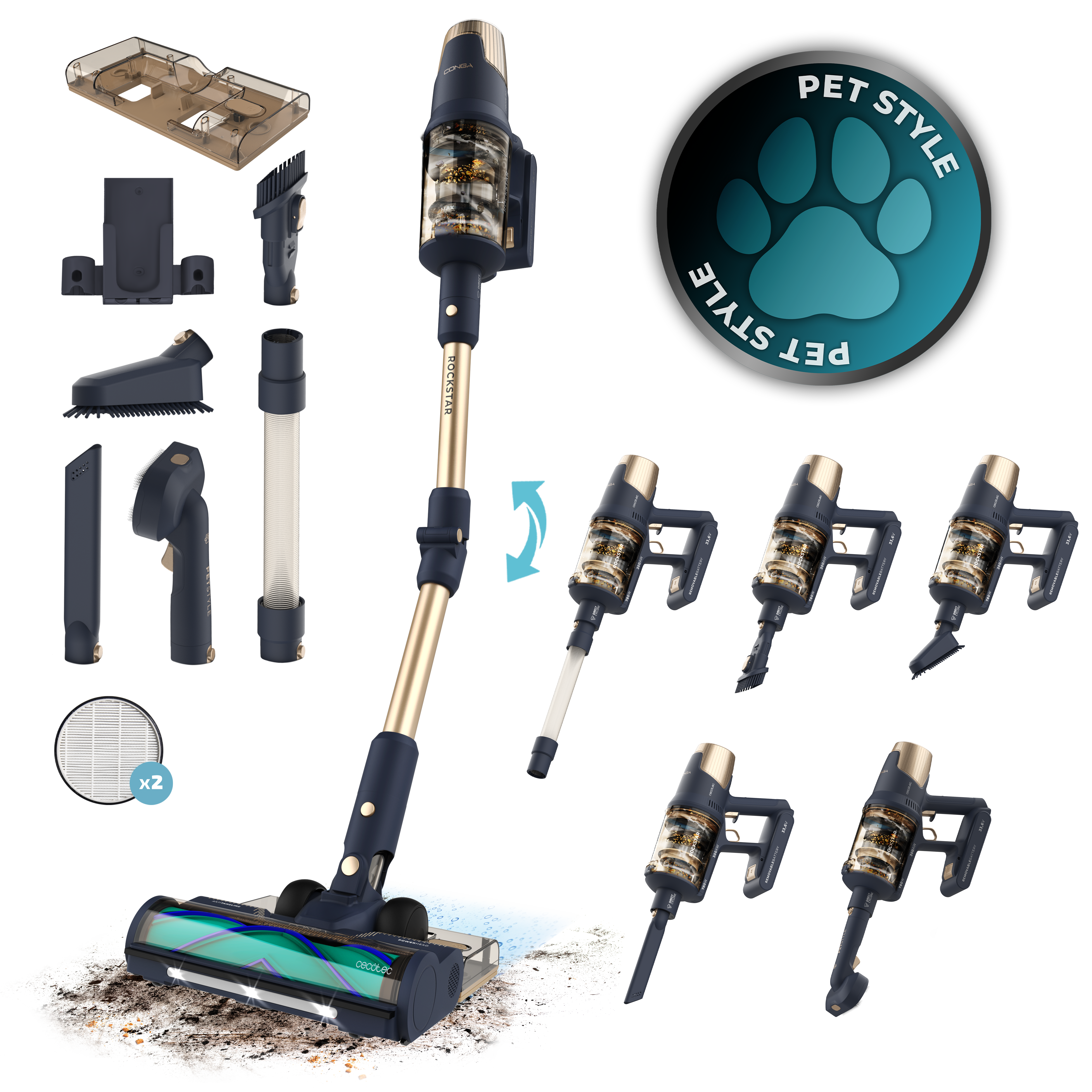 Conga Rockstar RX70 AquaPet Flex X-Treme