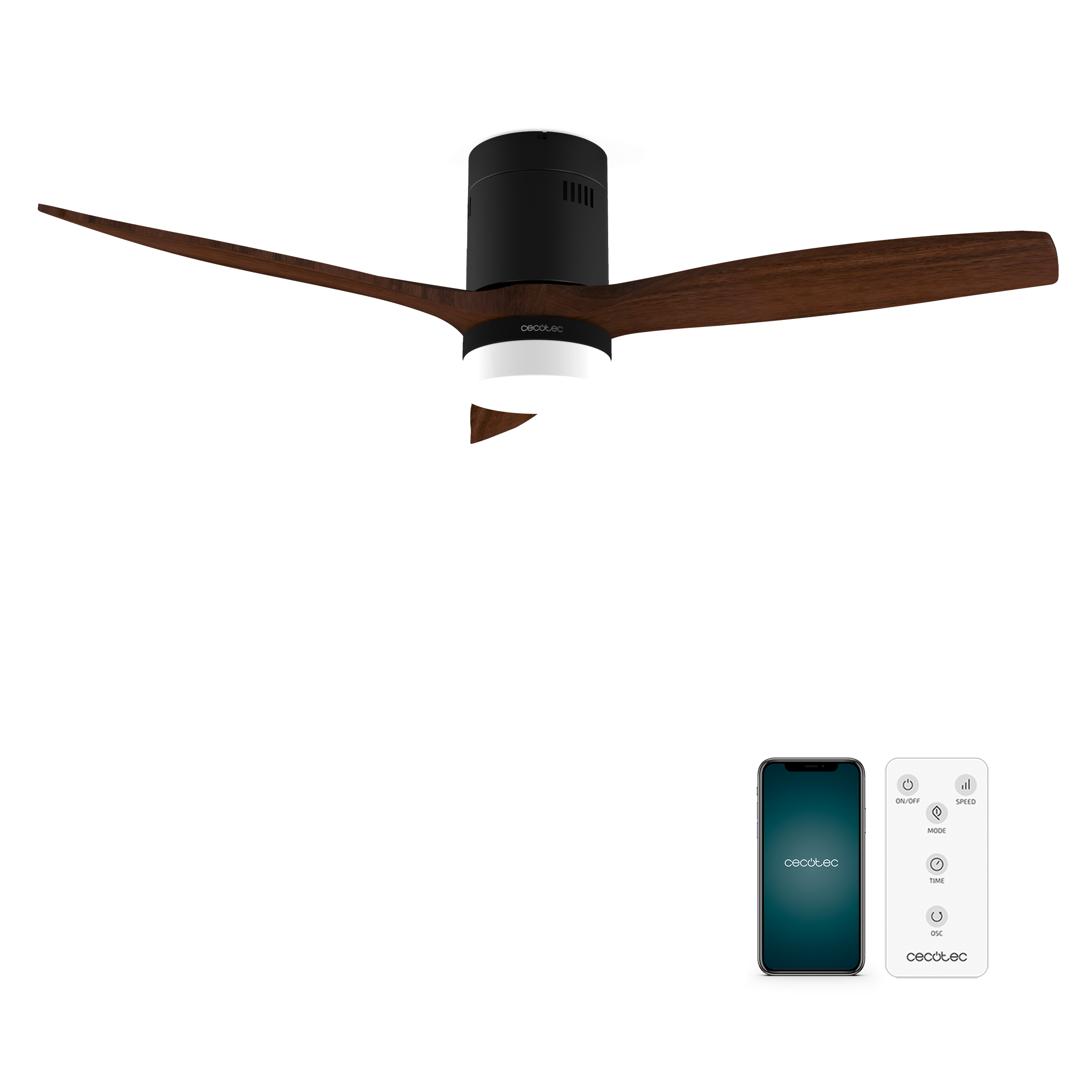 Ventilador de techo EnergySilence Aero 5600 Black Aqua Connected
