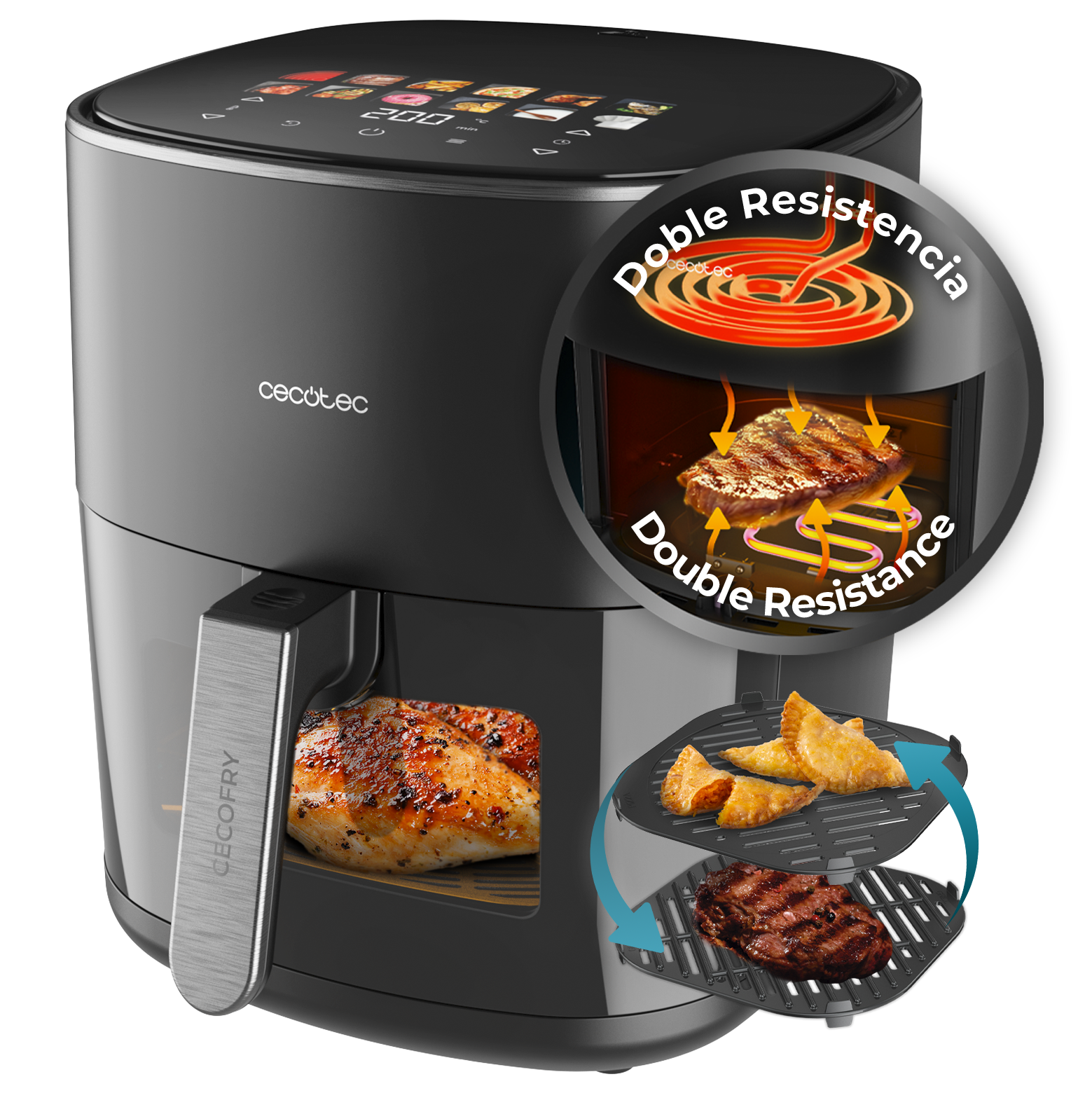 Cecofry&Grill Duoheat 6500