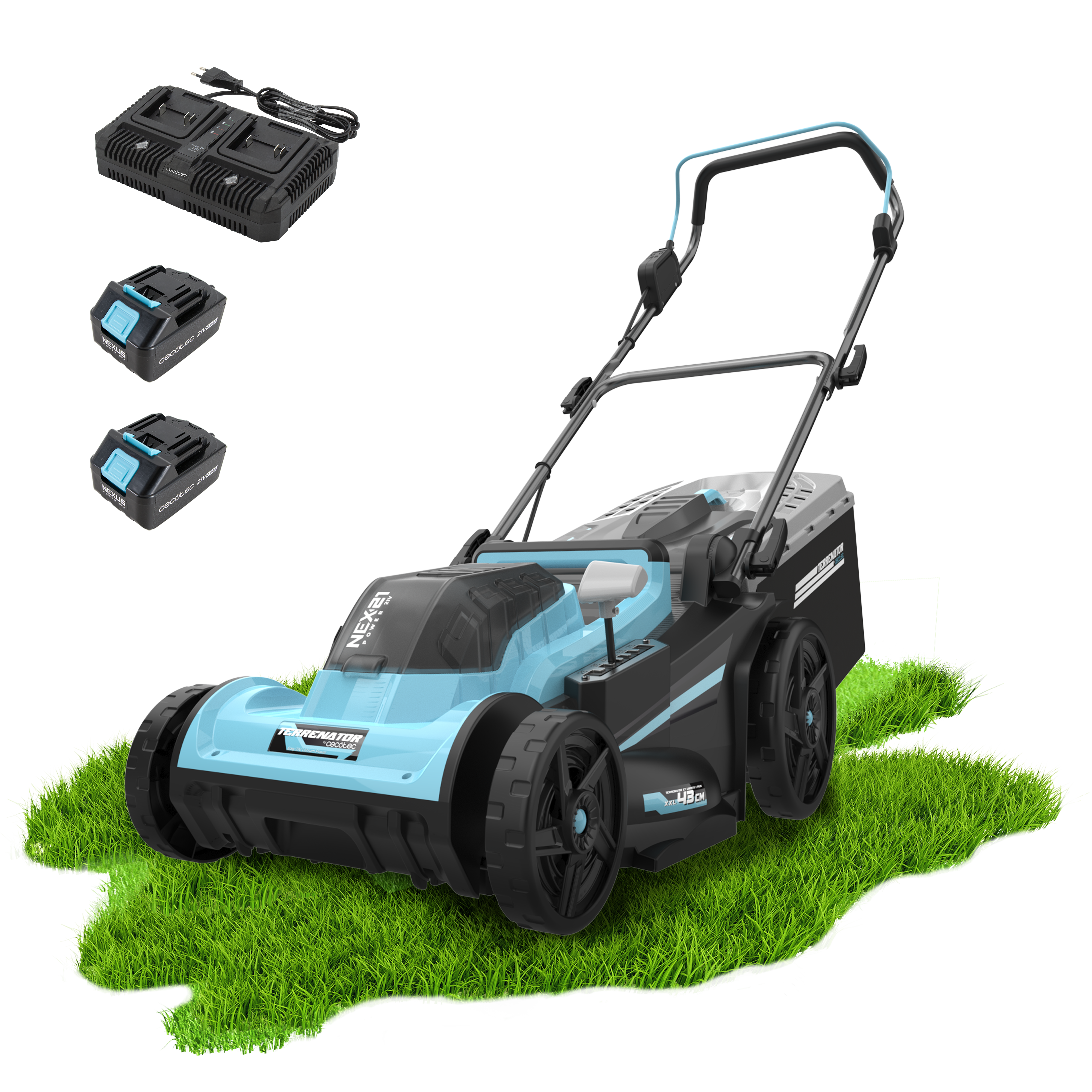 Cortacésped de batería Terrenator E7 Liberty Z Plus