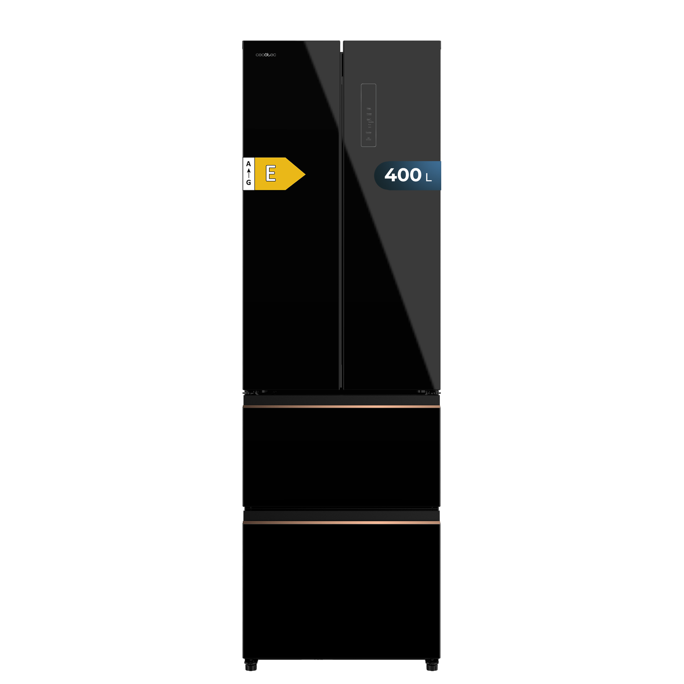 Bolero CoolMarket Combi F2D 400 Black Glass E