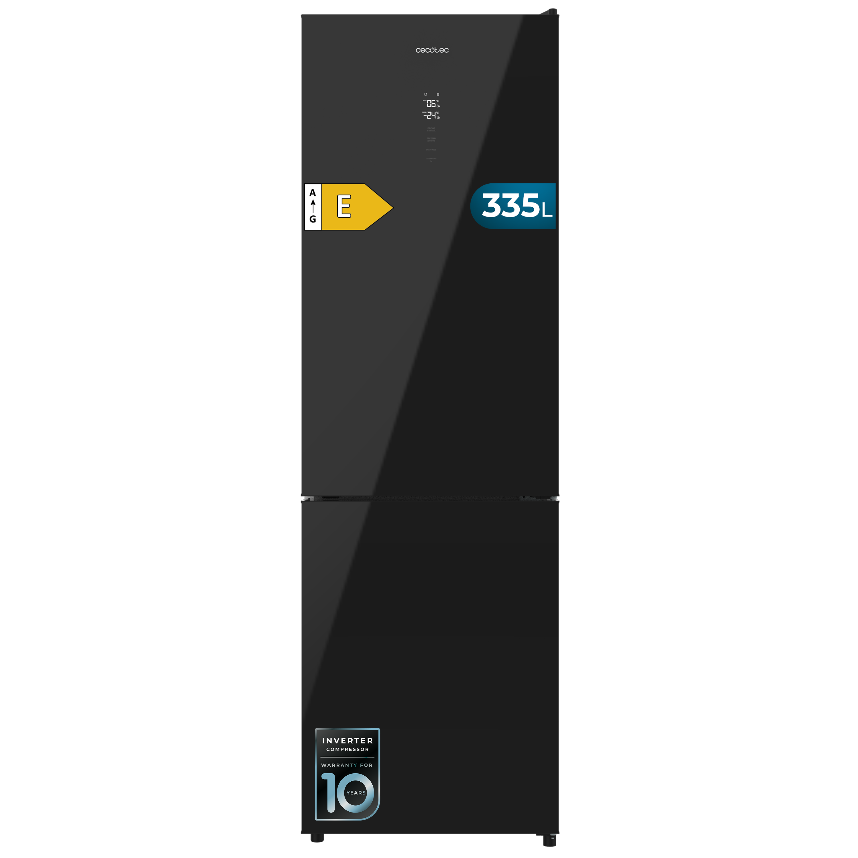Bolero CoolMarket Combi 335 Black Glass E
