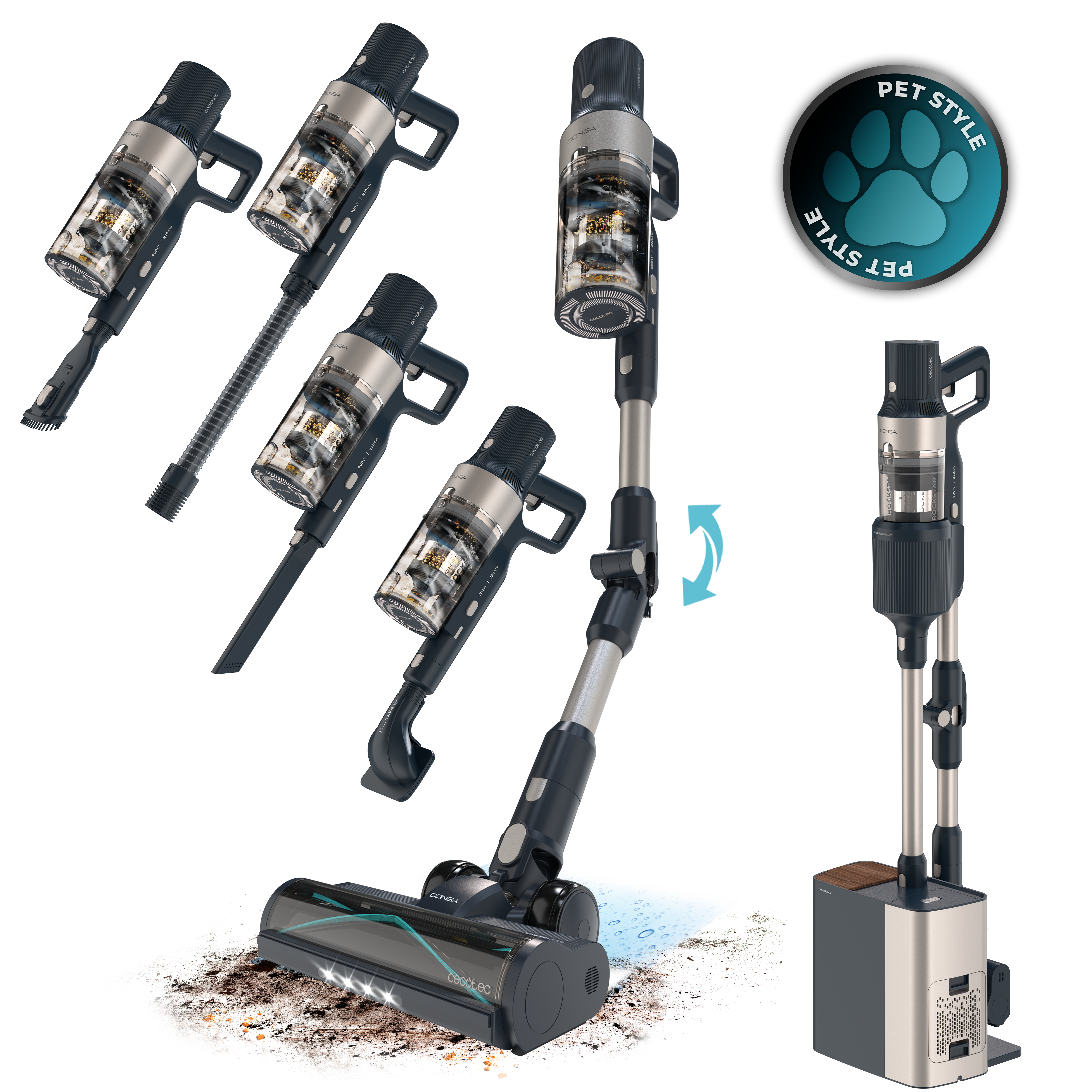 Conga Rockstar 5500 Hurricane Station Pet Flex