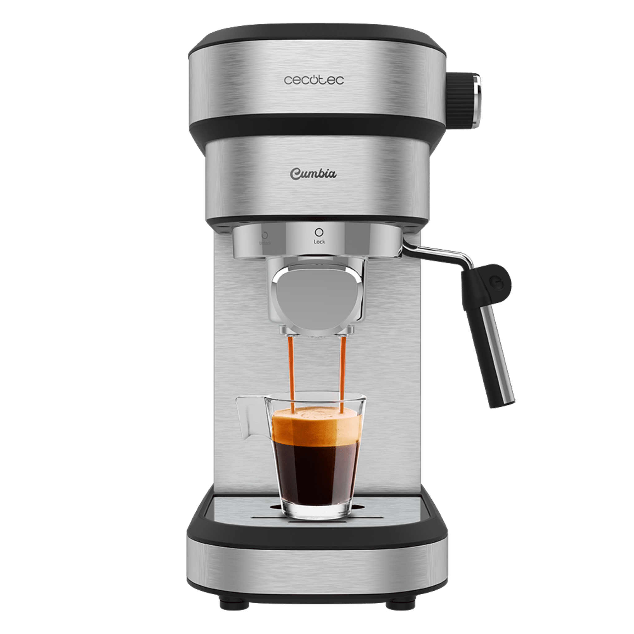 Cafetera Espresso Cafelizzia 790 Steel Duo