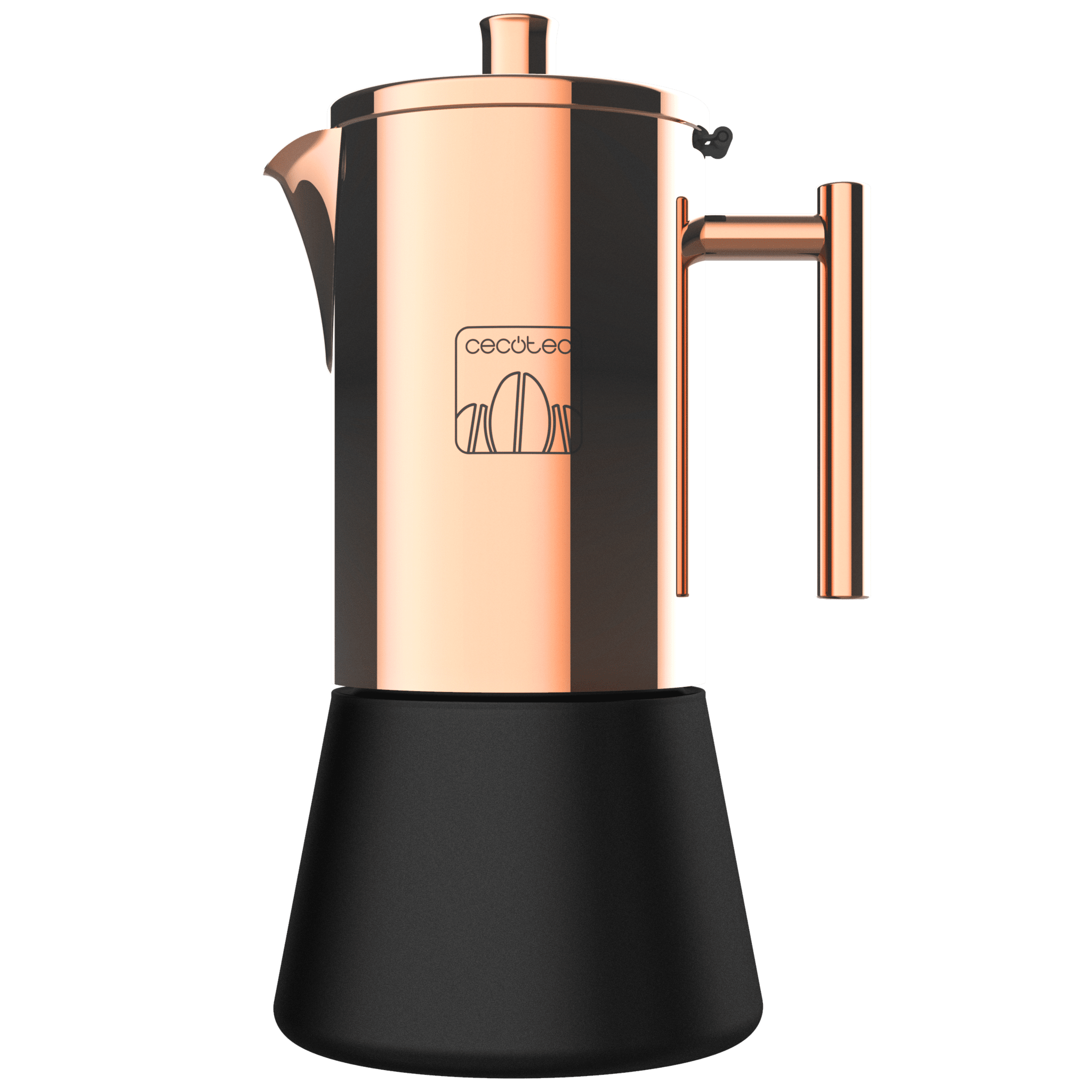 Cafetera Moka De Acero Inoxidable Cumbia Moking 400