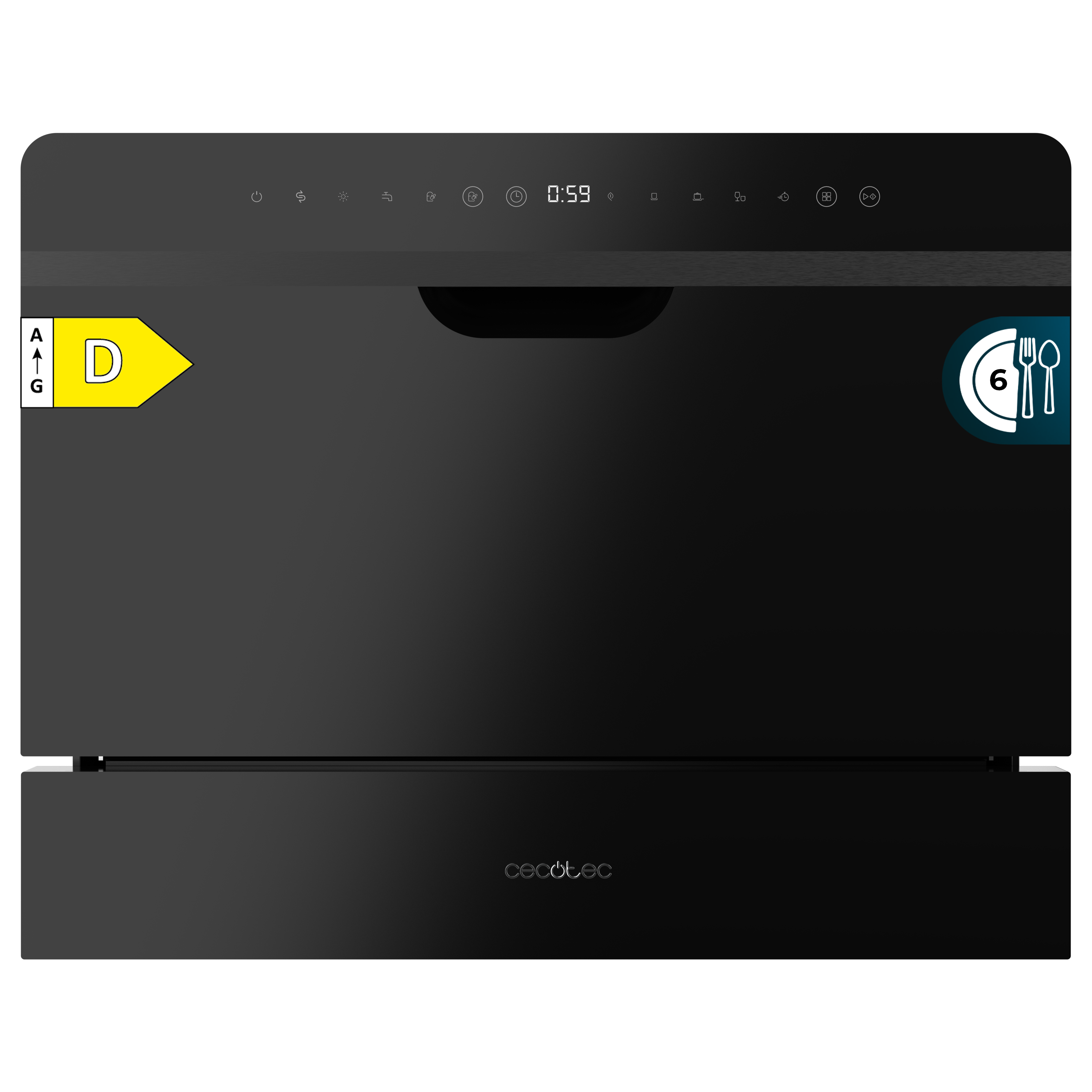 Bolero Aguazero 2500 S-BI Black Glass