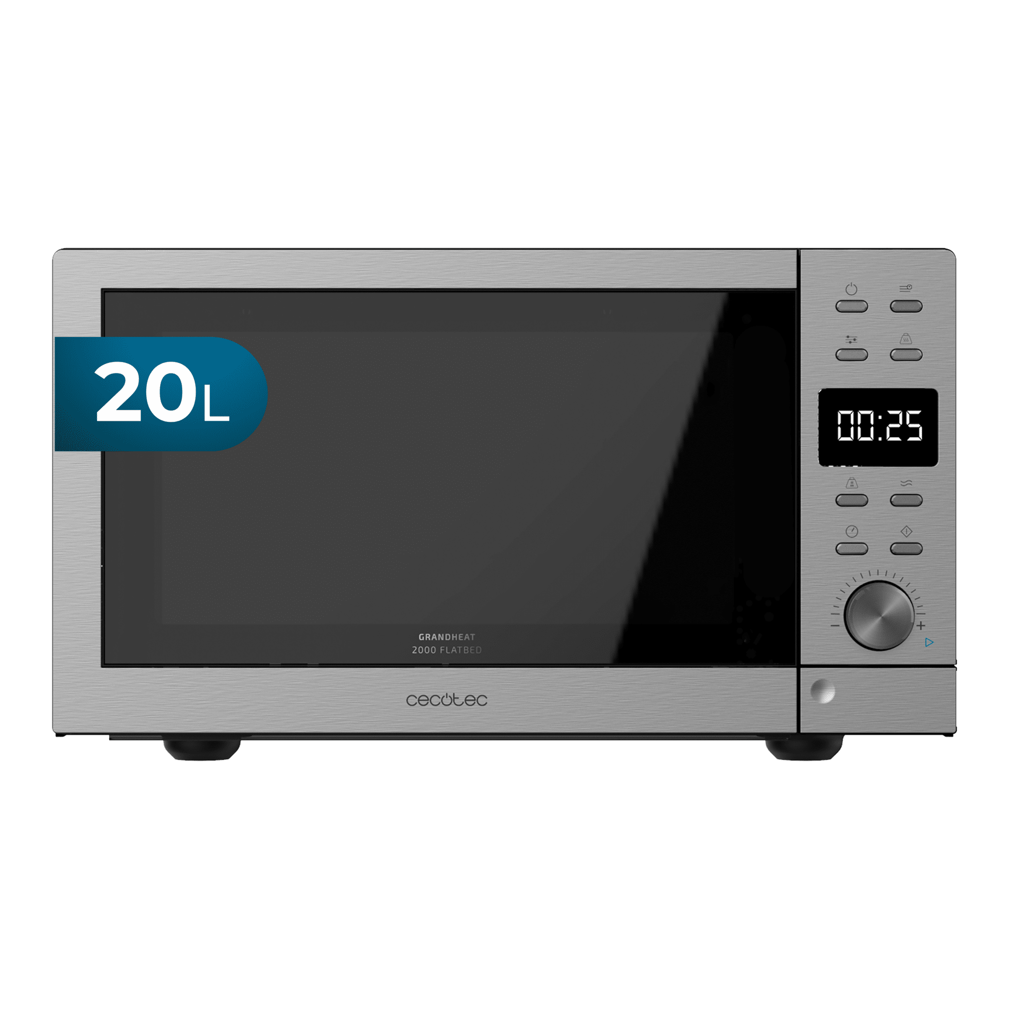 Microondas Sin Plato Grandheat 2000 Flatbed Steel