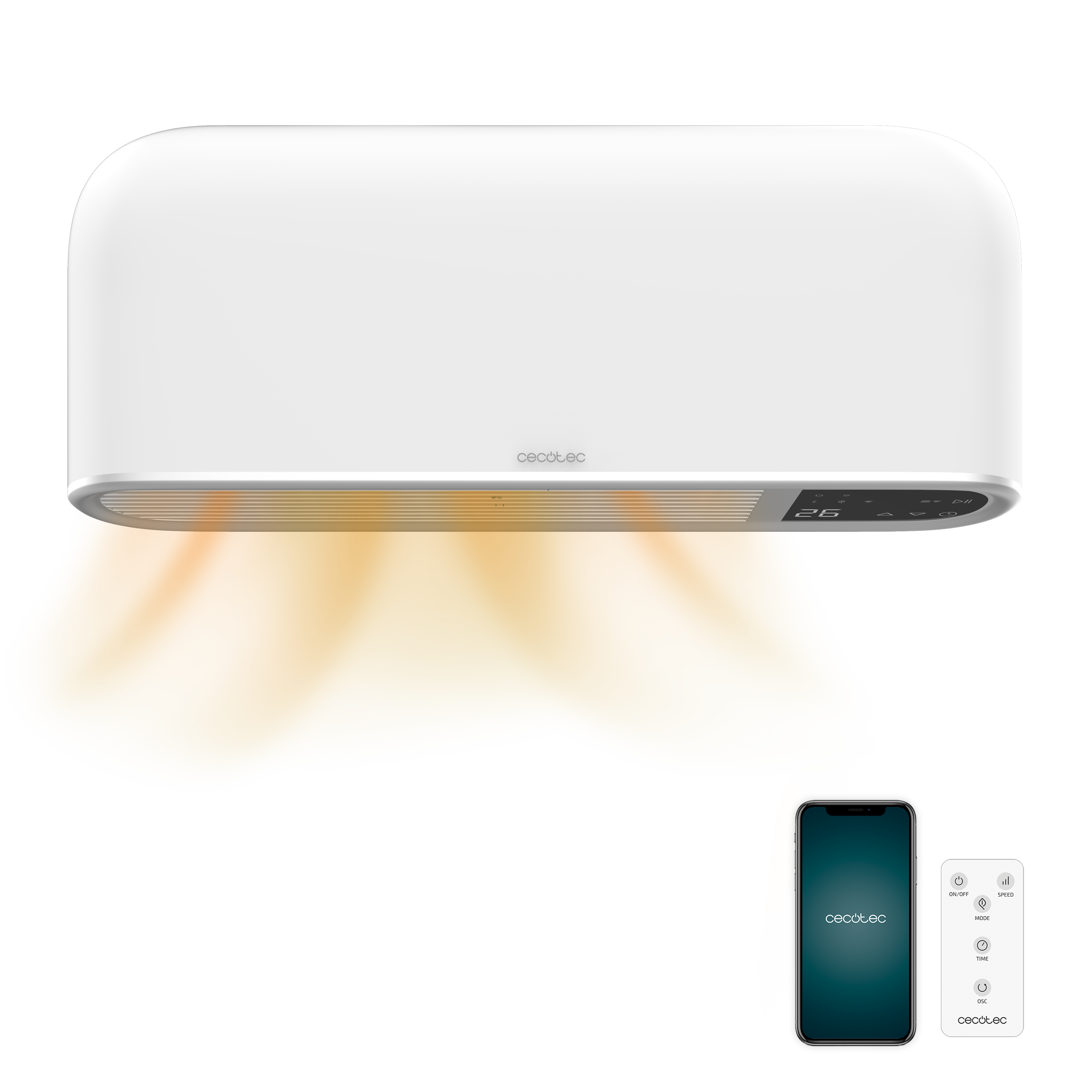 Calefactor cerámico de baño ReadyWarm 2000 Max Box Ceramic Connected