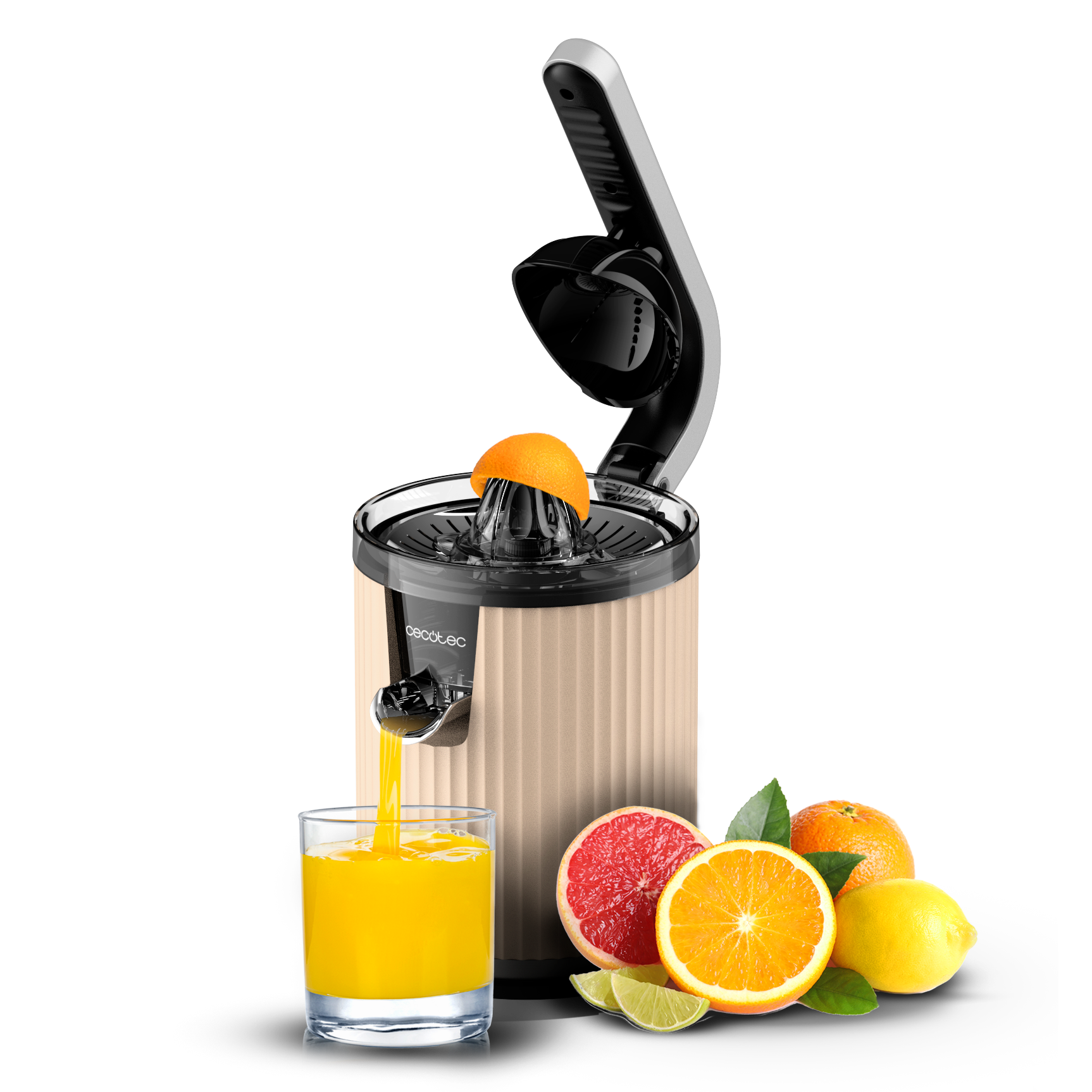 Exprimidor de brazo Xqueeze RetroJuice 600 Beige