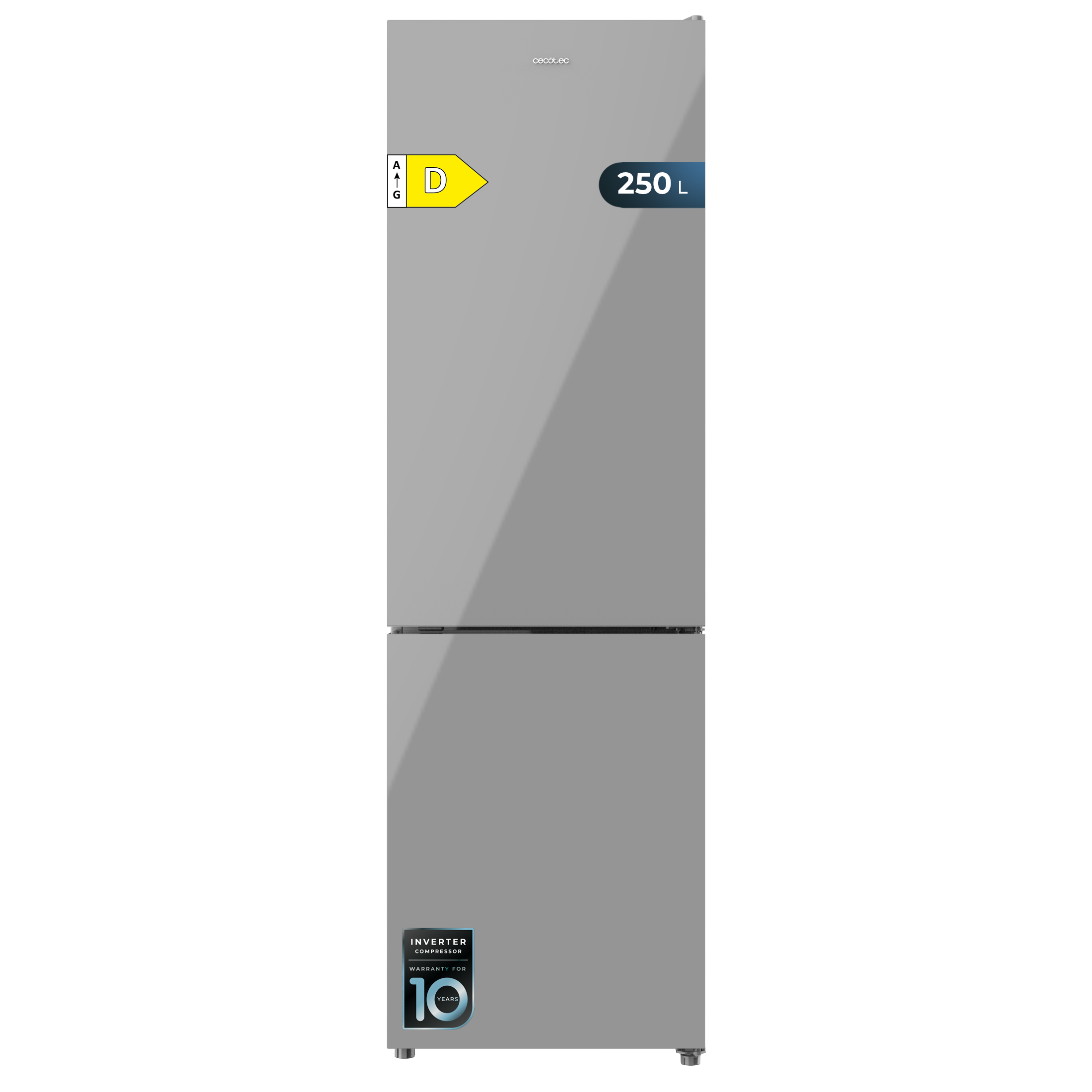 Bolero CoolMarket Combi 250 Grey Glass D