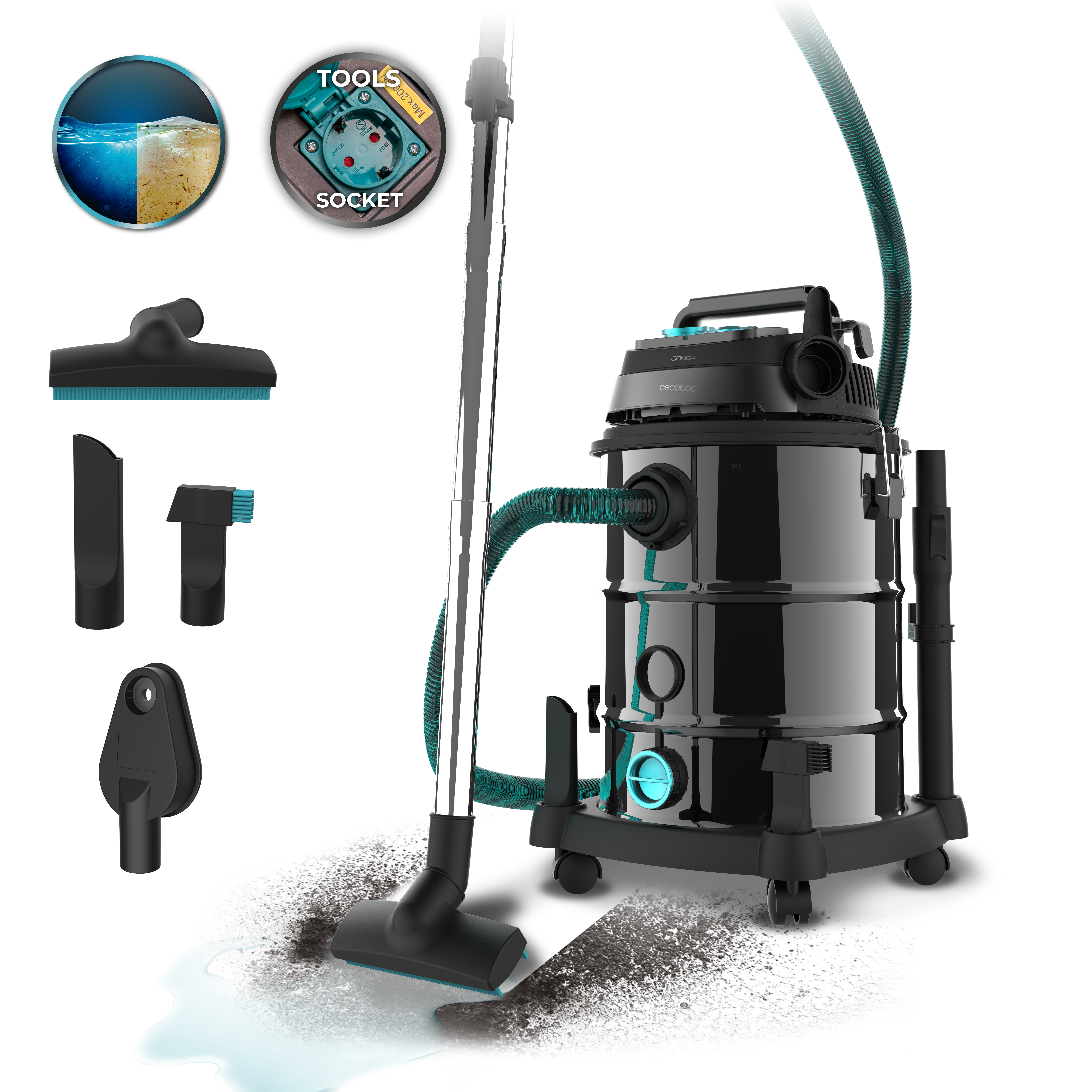 Conga Rockstar Wet & Dry Steel Pro Tool
