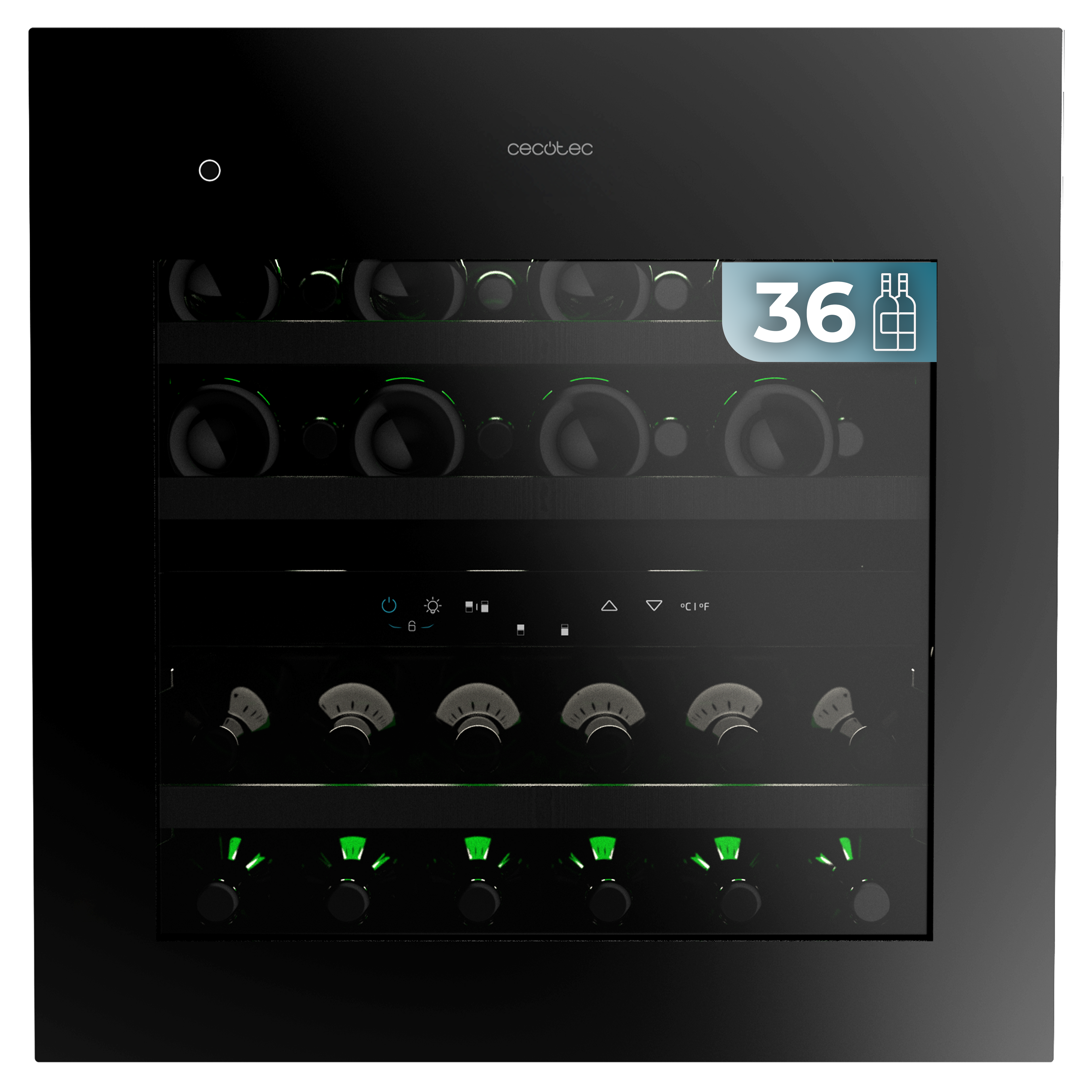 Bolero GrandSommelier Duo 36000 Touch Matt Black Compressor
