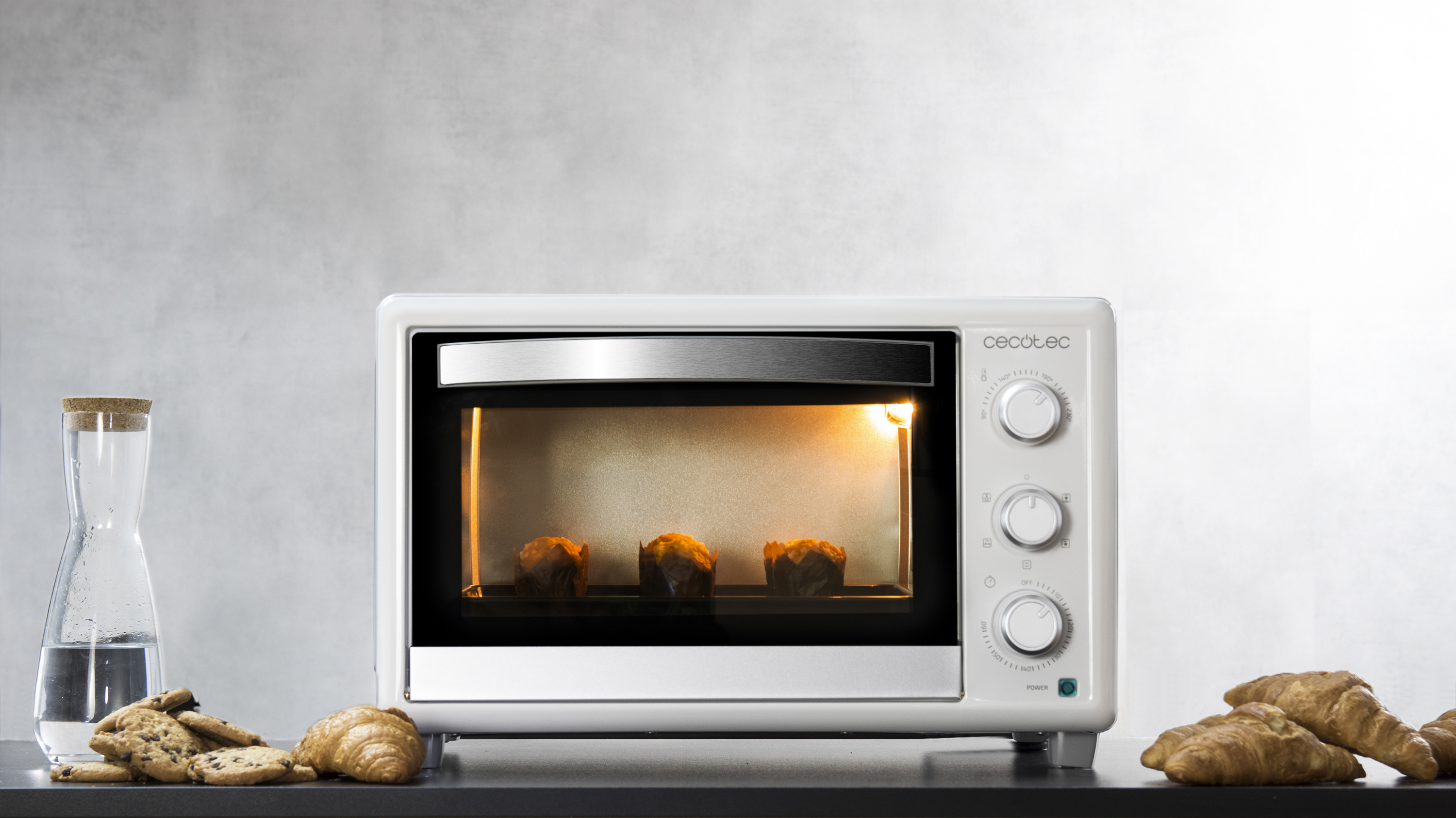 Horno de sobremesa Cecotec Bake&Toast 3090 White Gyro