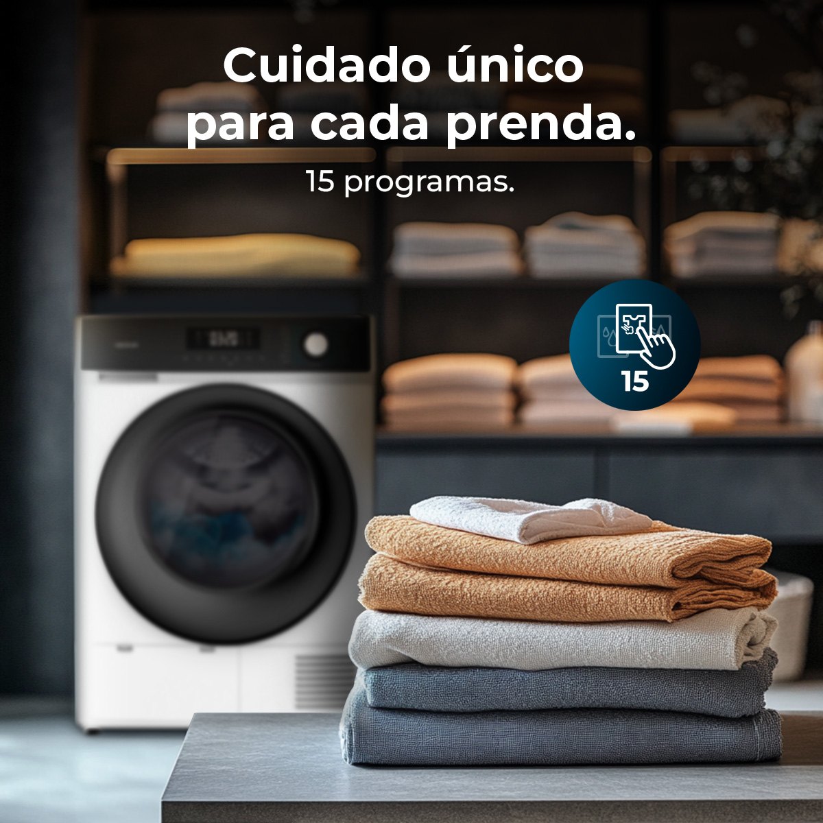 Bolero Dresscode Dry 9330 Steel | Envío, instalación y retirada RAEE gratis – foto detalle 4 Bolero Dresscode Dry 9330 Steel | Envío, instalación y retirada RAEE gratis – foto detalle 4