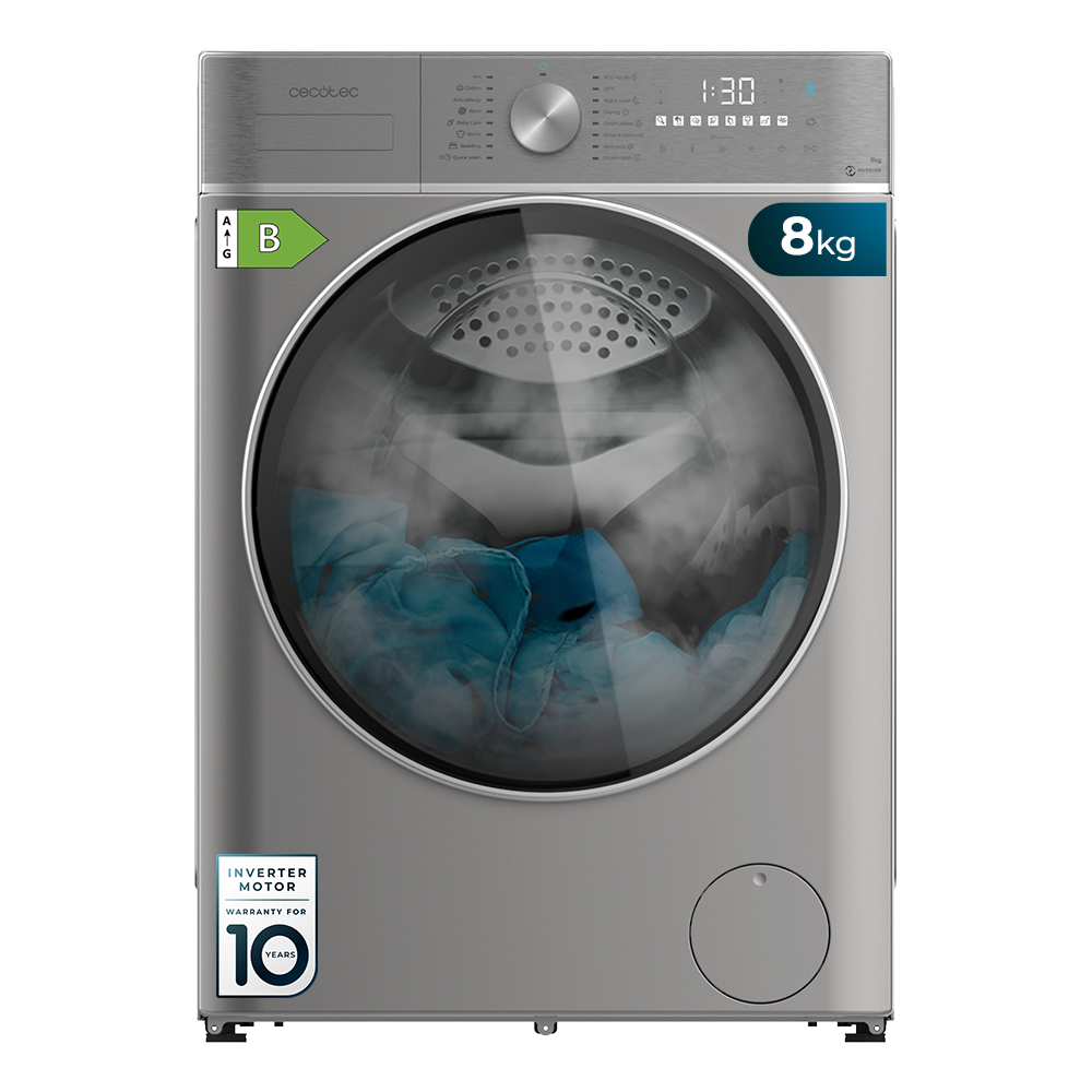 Lavadora secadora Bolero Wash&Dry 8580 Inverter Steel B