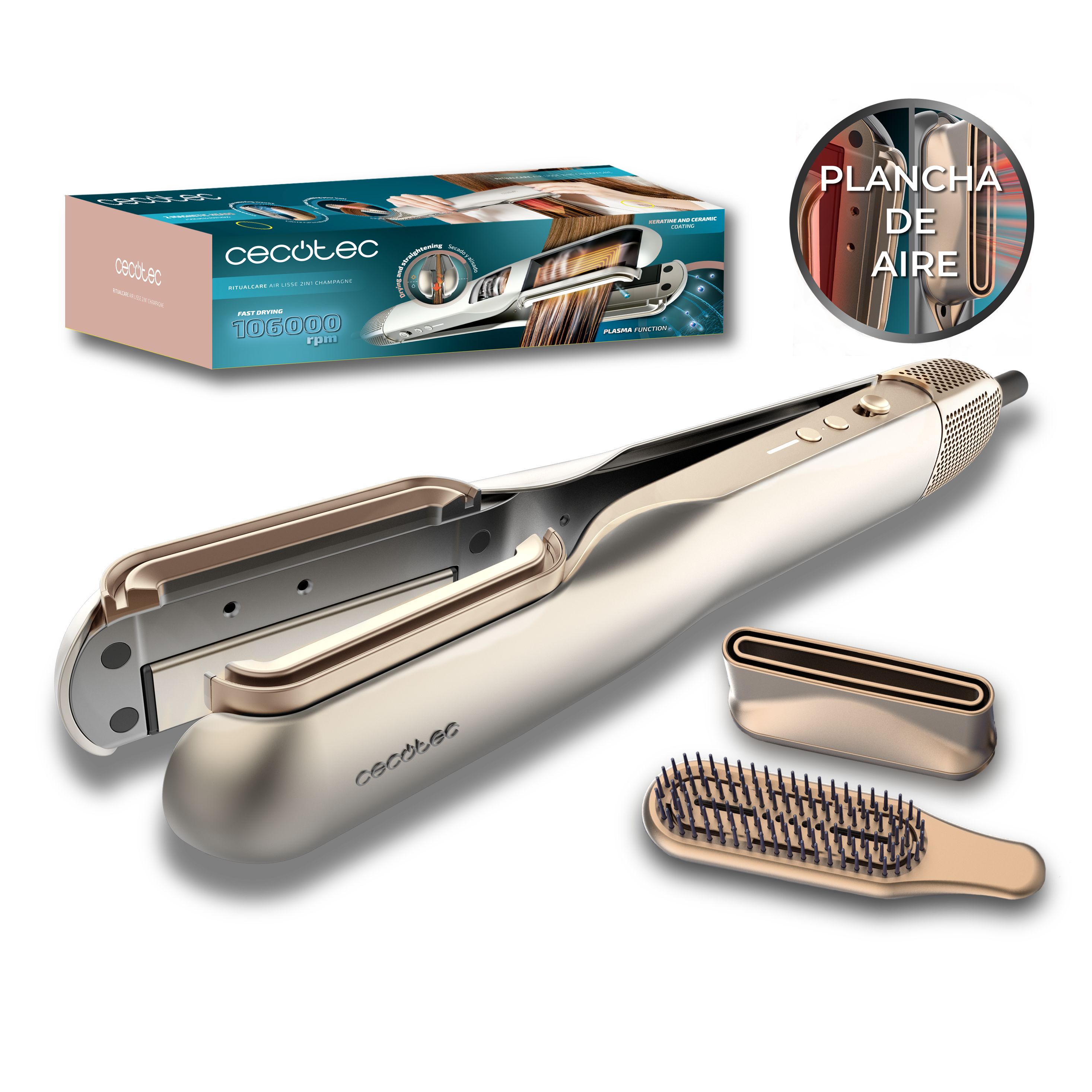 RitualCare Air&Straight 2in1 Champagne