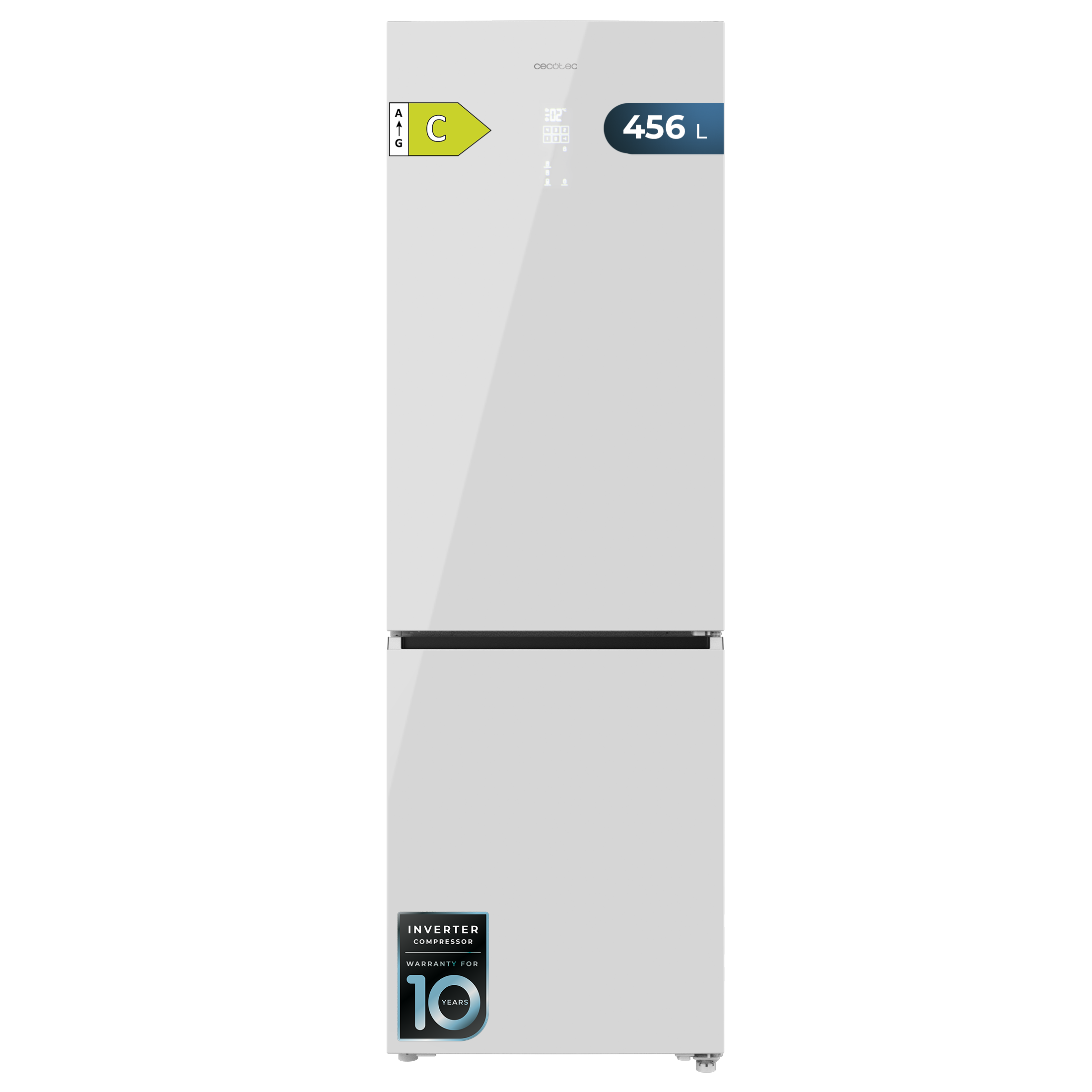 Bolero CoolMarket Combi 456 White Glass C