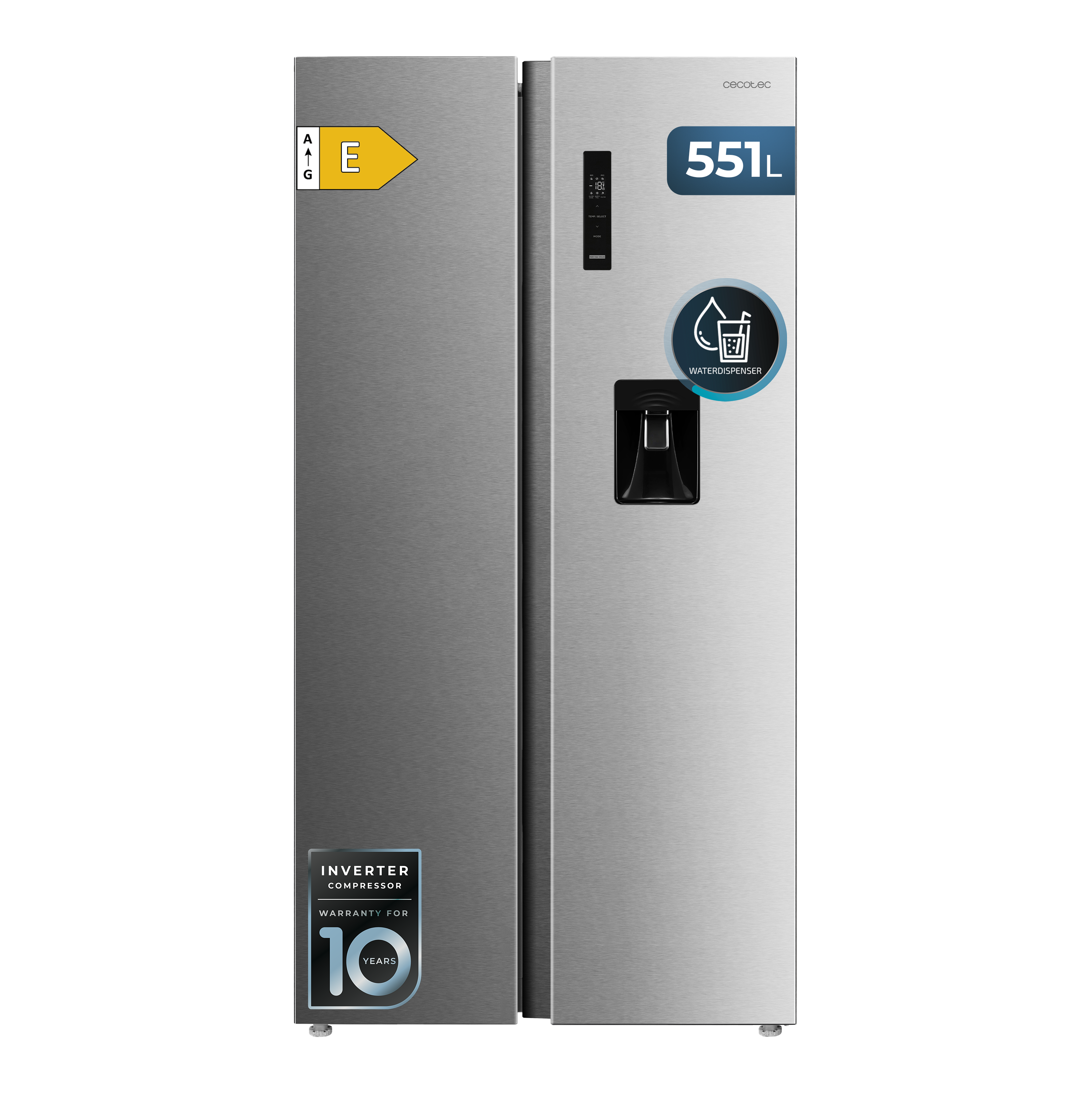 Bolero CoolMarket SBS 551 WD Inox E