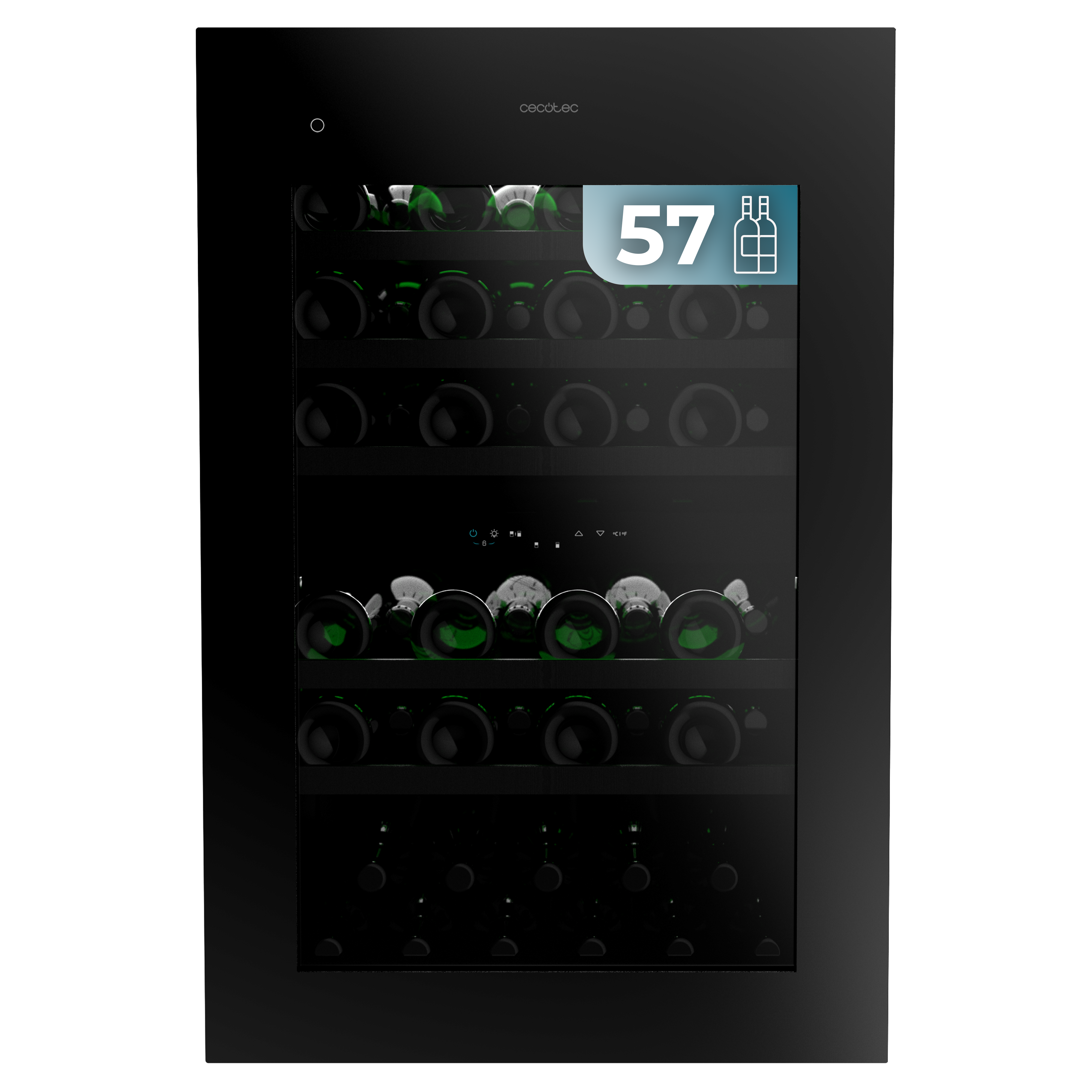Bolero GrandSommelier Duo 57000 Touch Matt Black Compressor