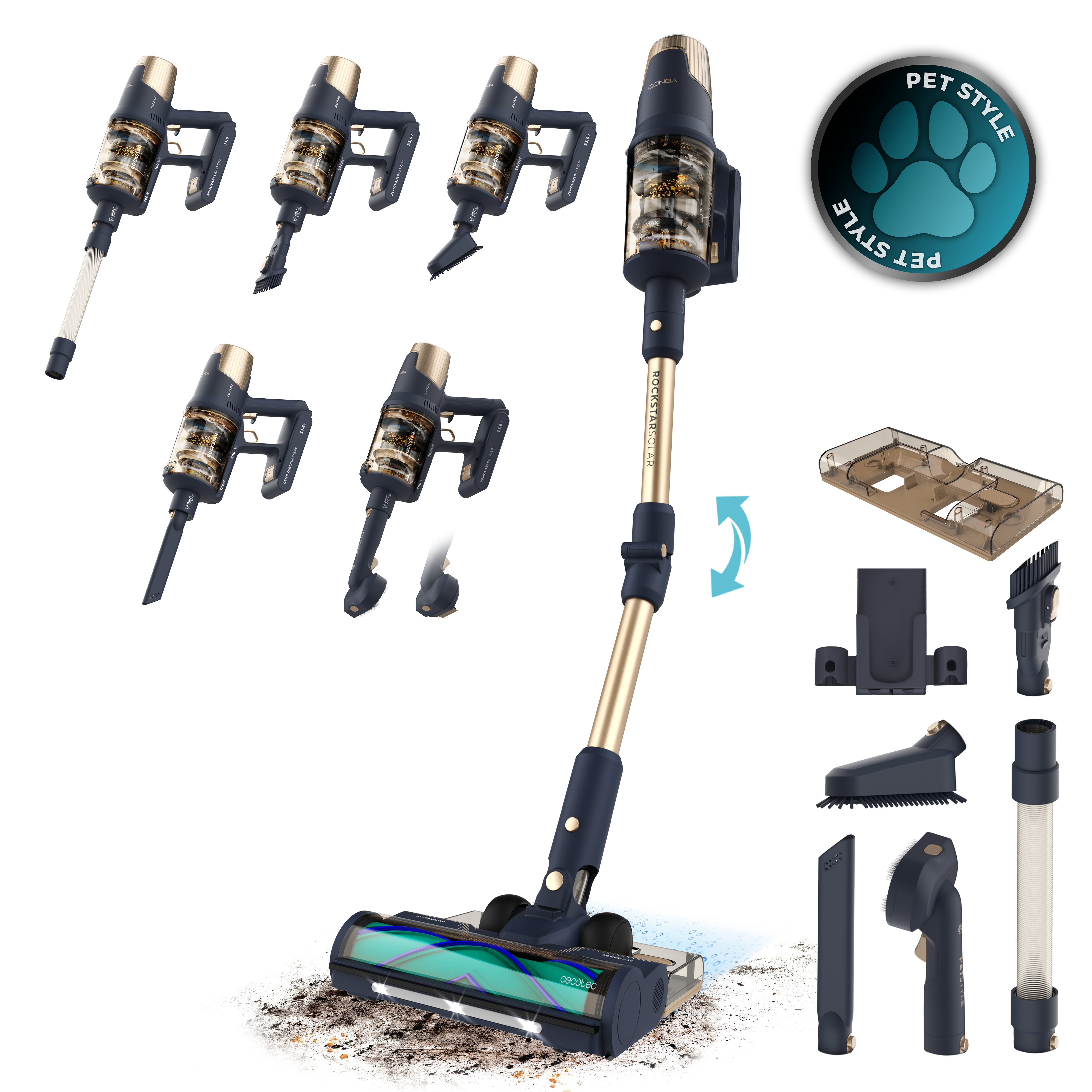 Conga Rockstar 10500 Solar AquaPet Flex