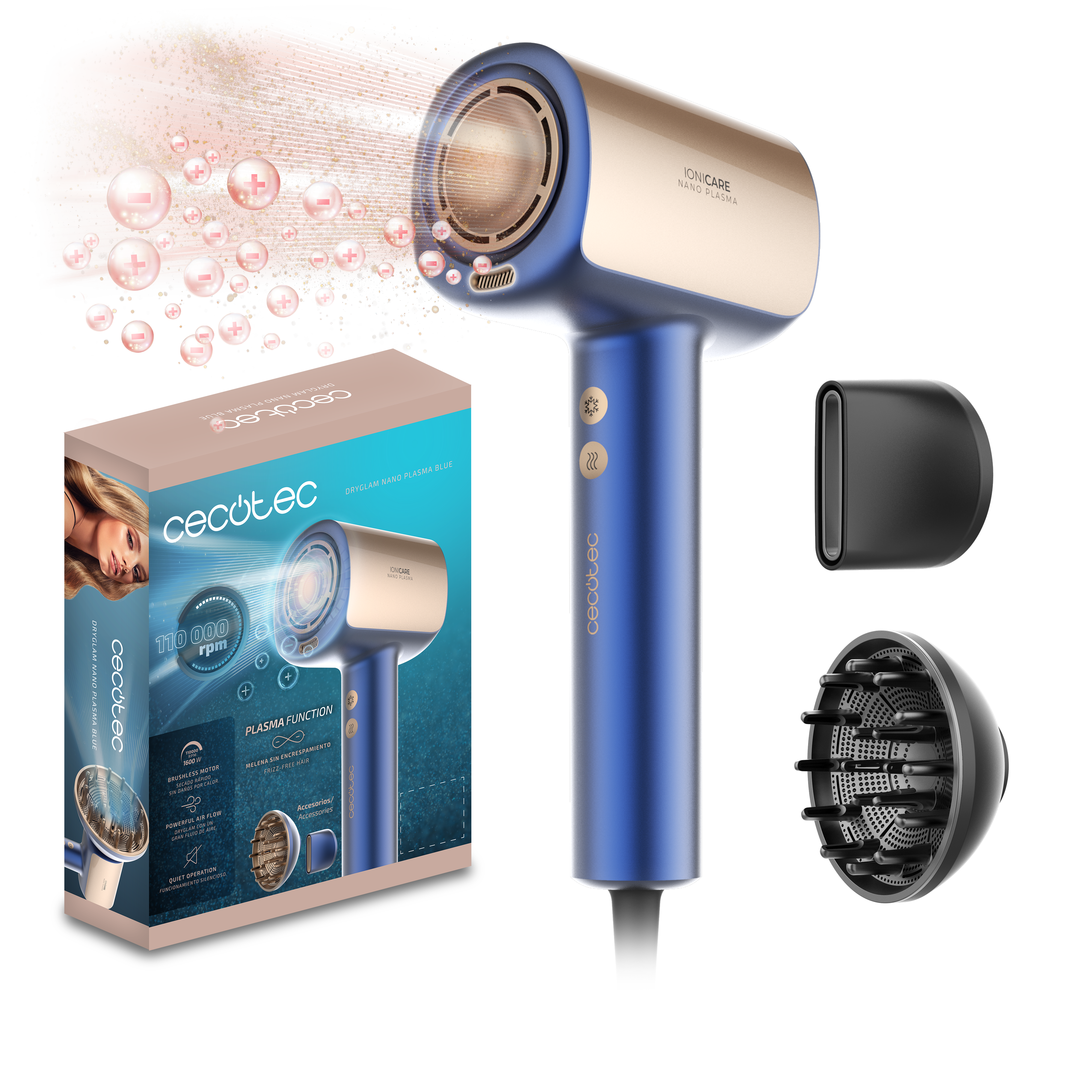 DryGlam Nano Plasma Blue