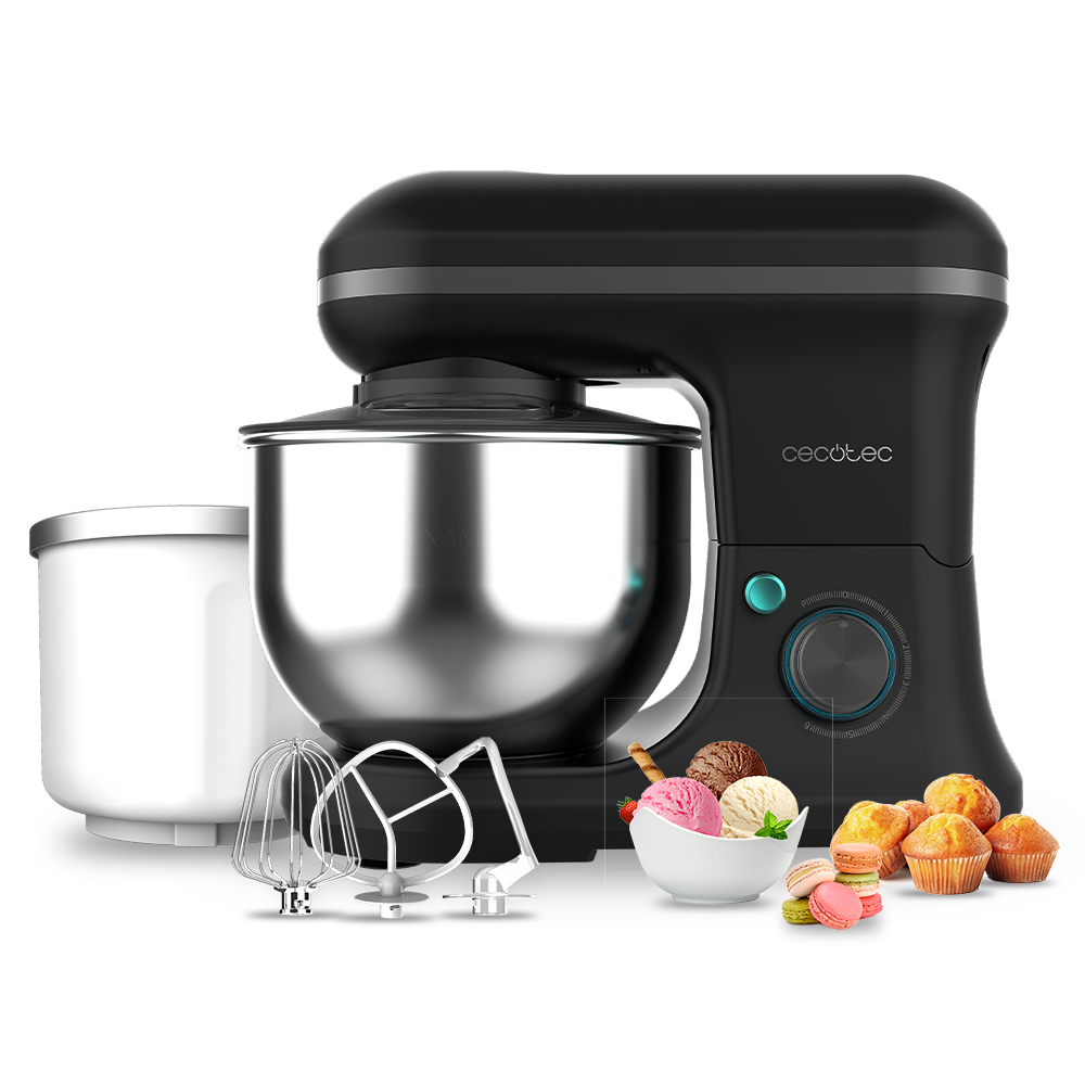 Batidora Amasadora Cecomixer Merengue 5L 1200 Ice-Cream Black