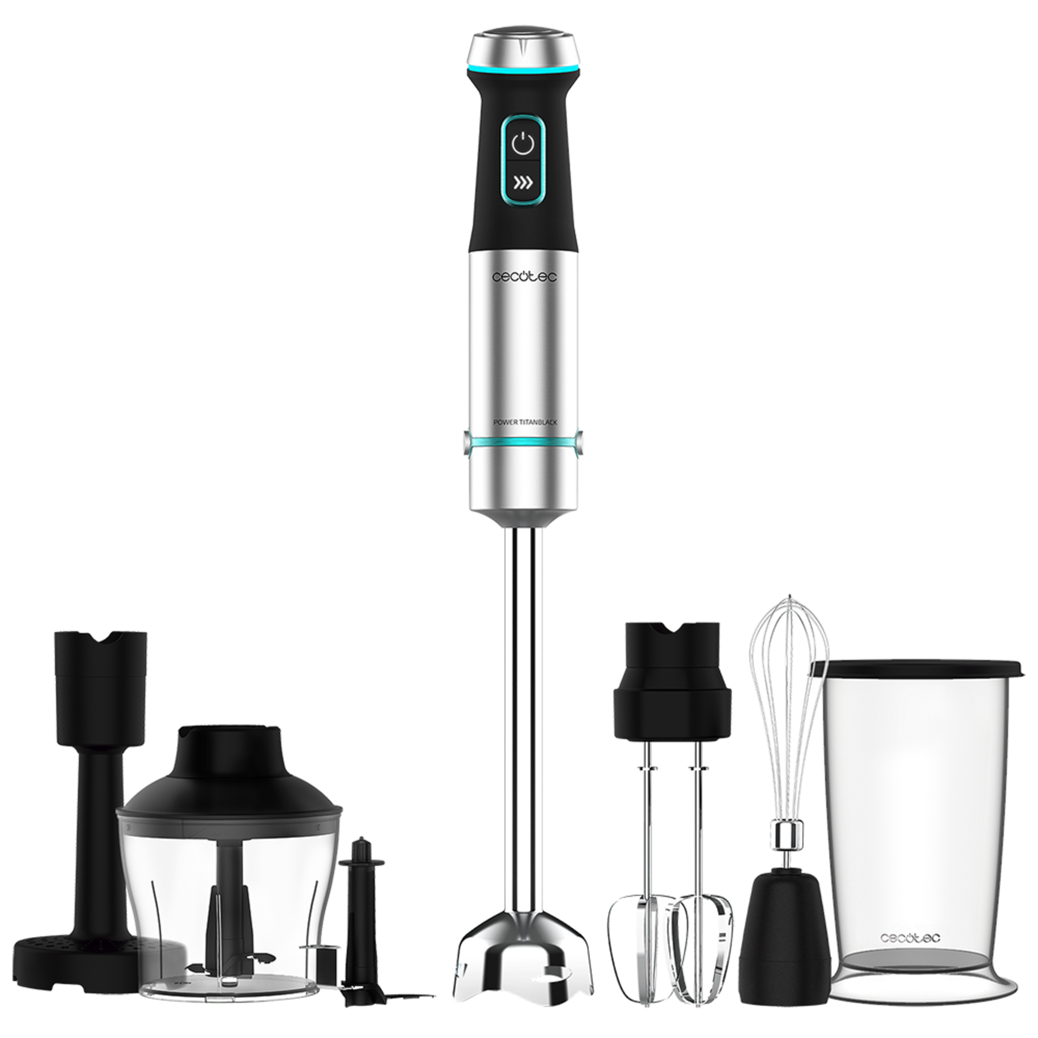 Batidoras de mano Power TitanBlack 1200 XL PerfectCream&Crush
