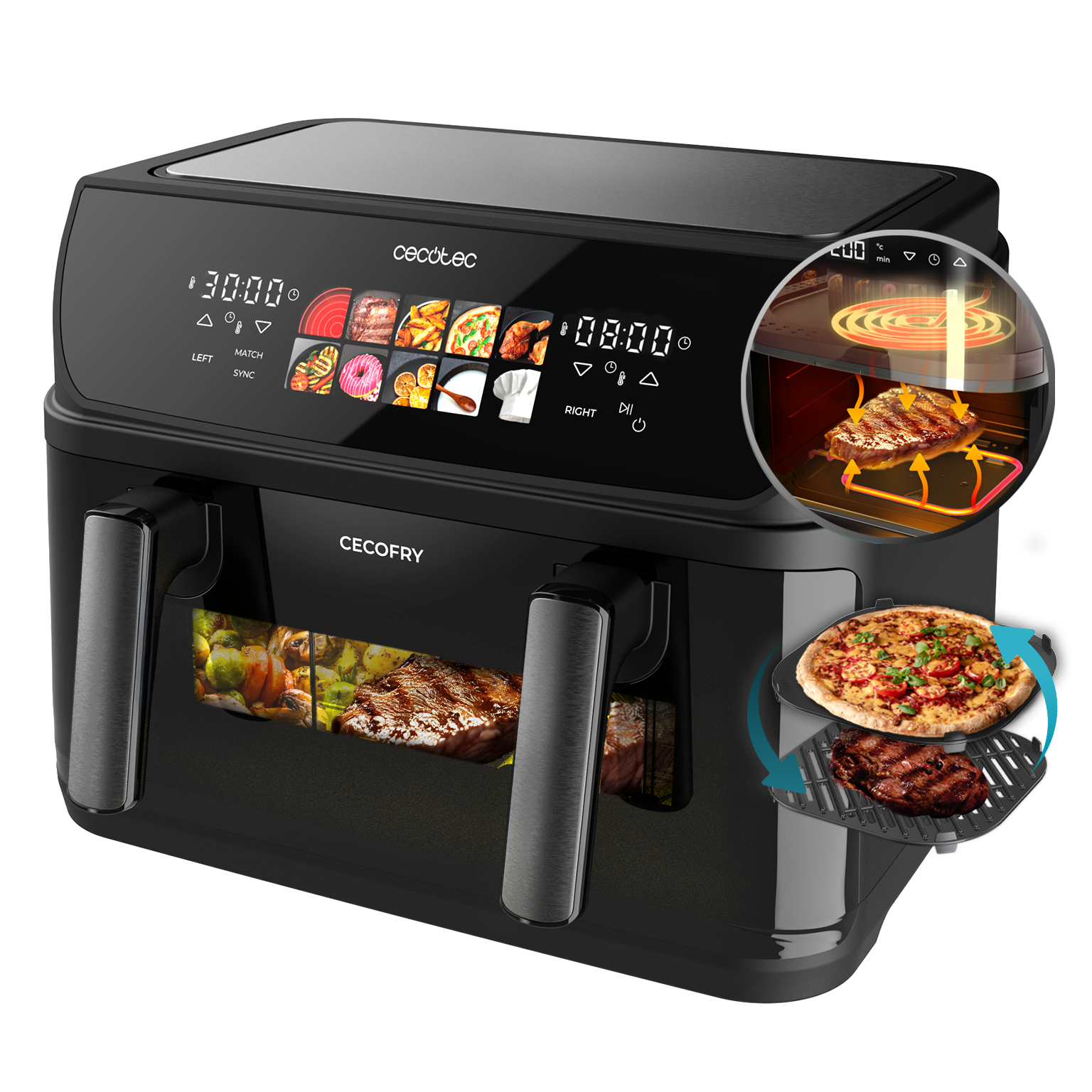 Cecofry&Grill Duoheat 10000