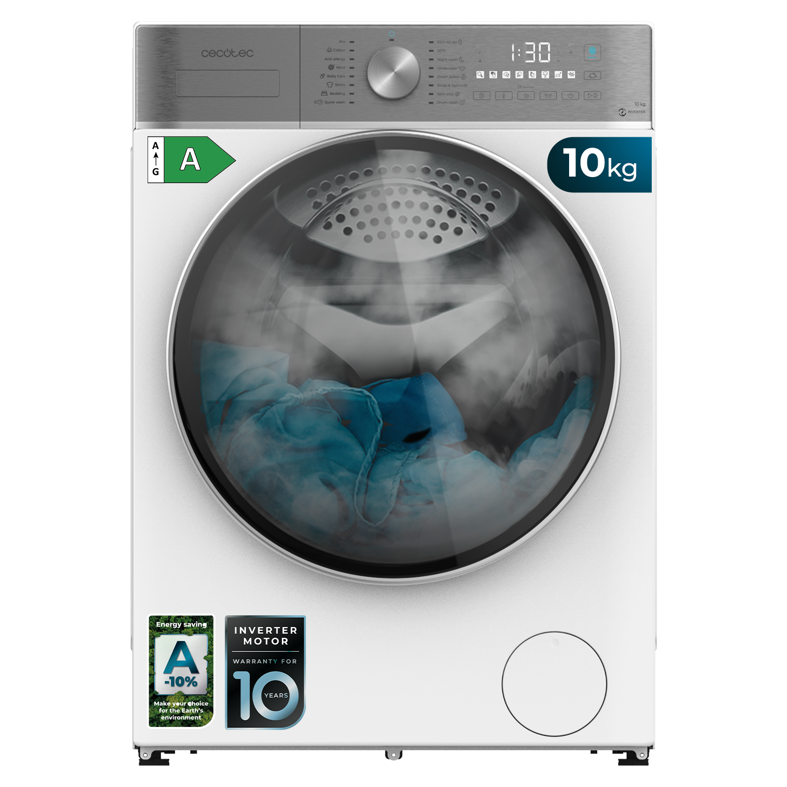 Lavadora Bolero DressCode 10800 Inverter A