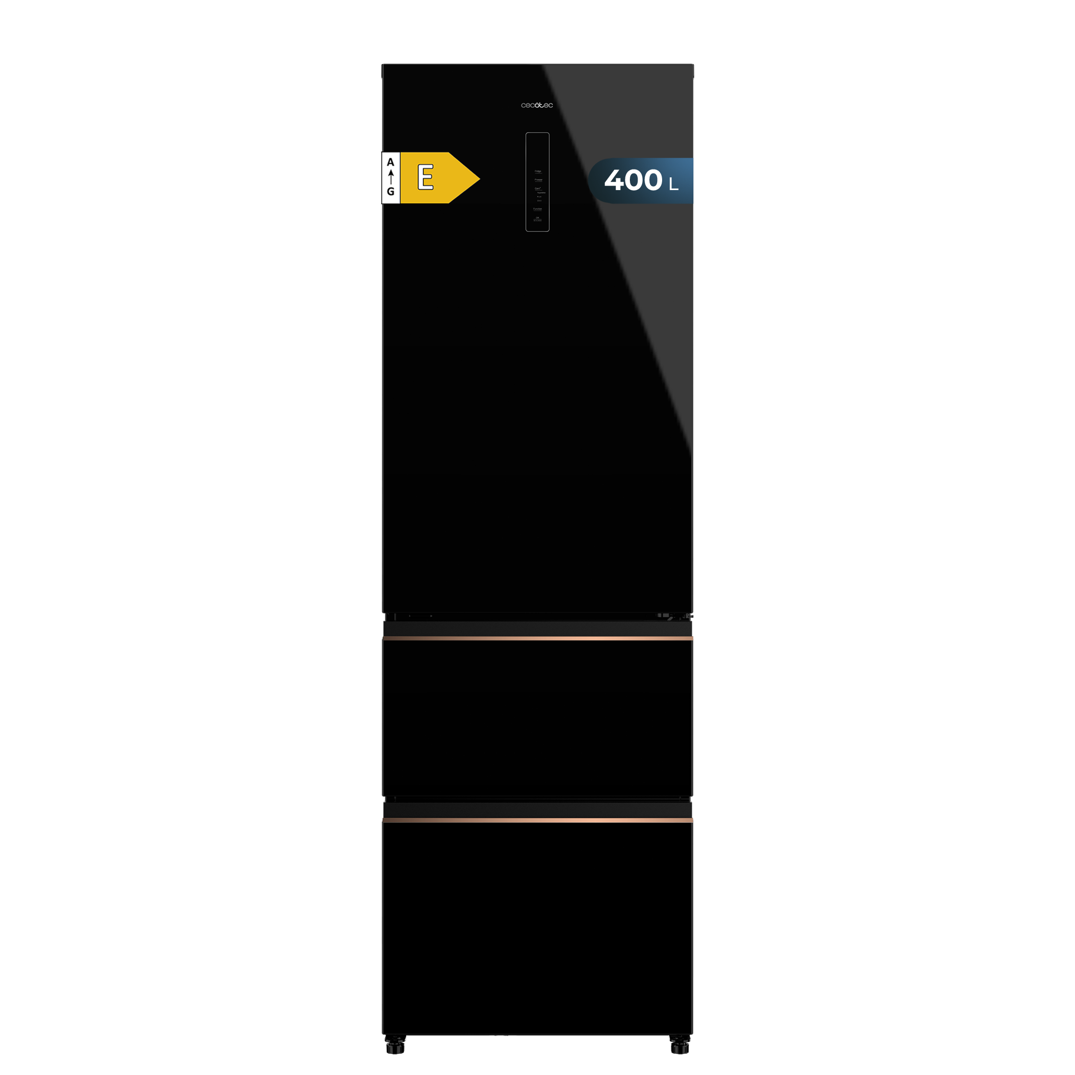 Bolero CoolMarket Combi FD 400 Black Glass E
