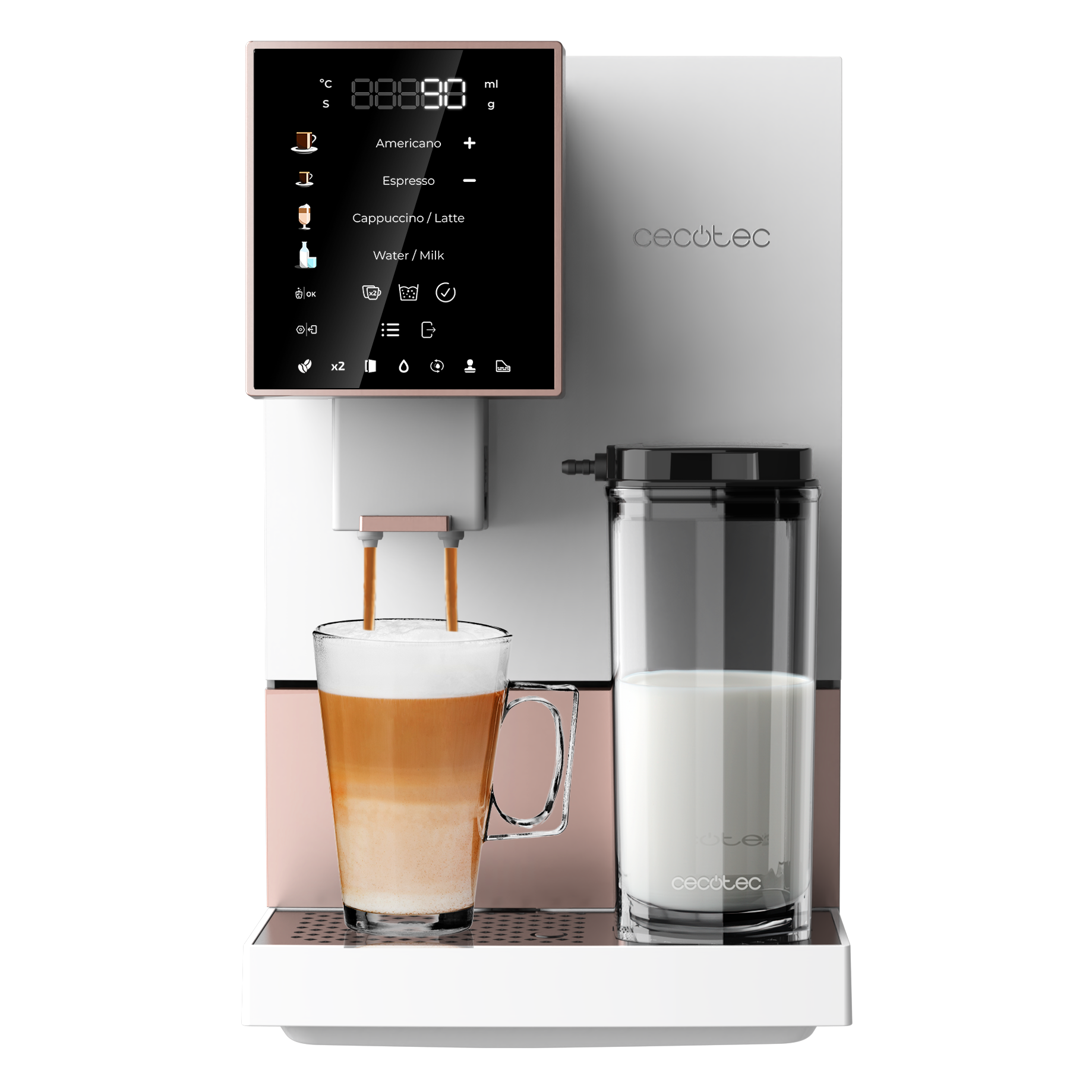 Cremmaet Compactccino White Rose