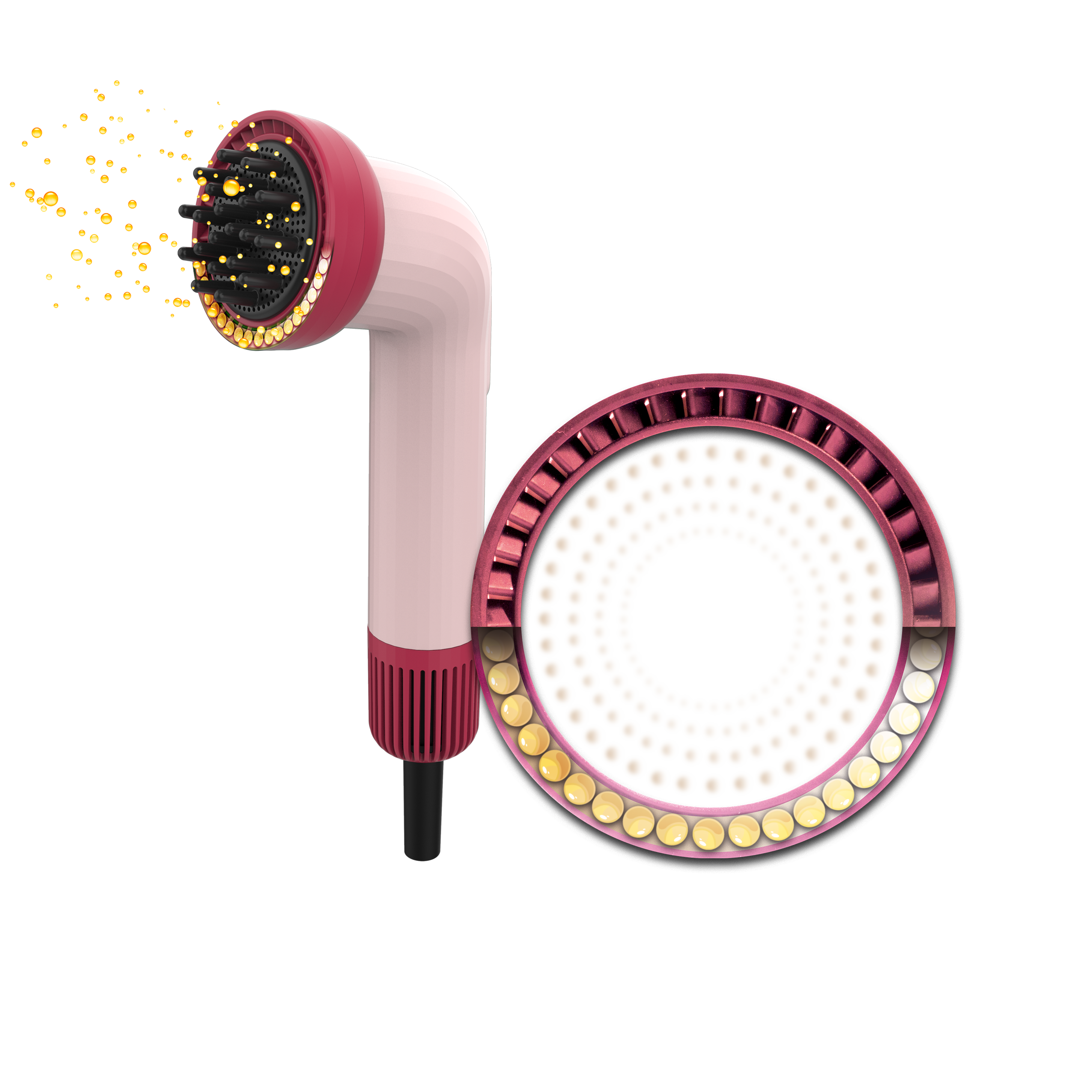 IoniCare Dry&Keratin Rings Cotton Candy