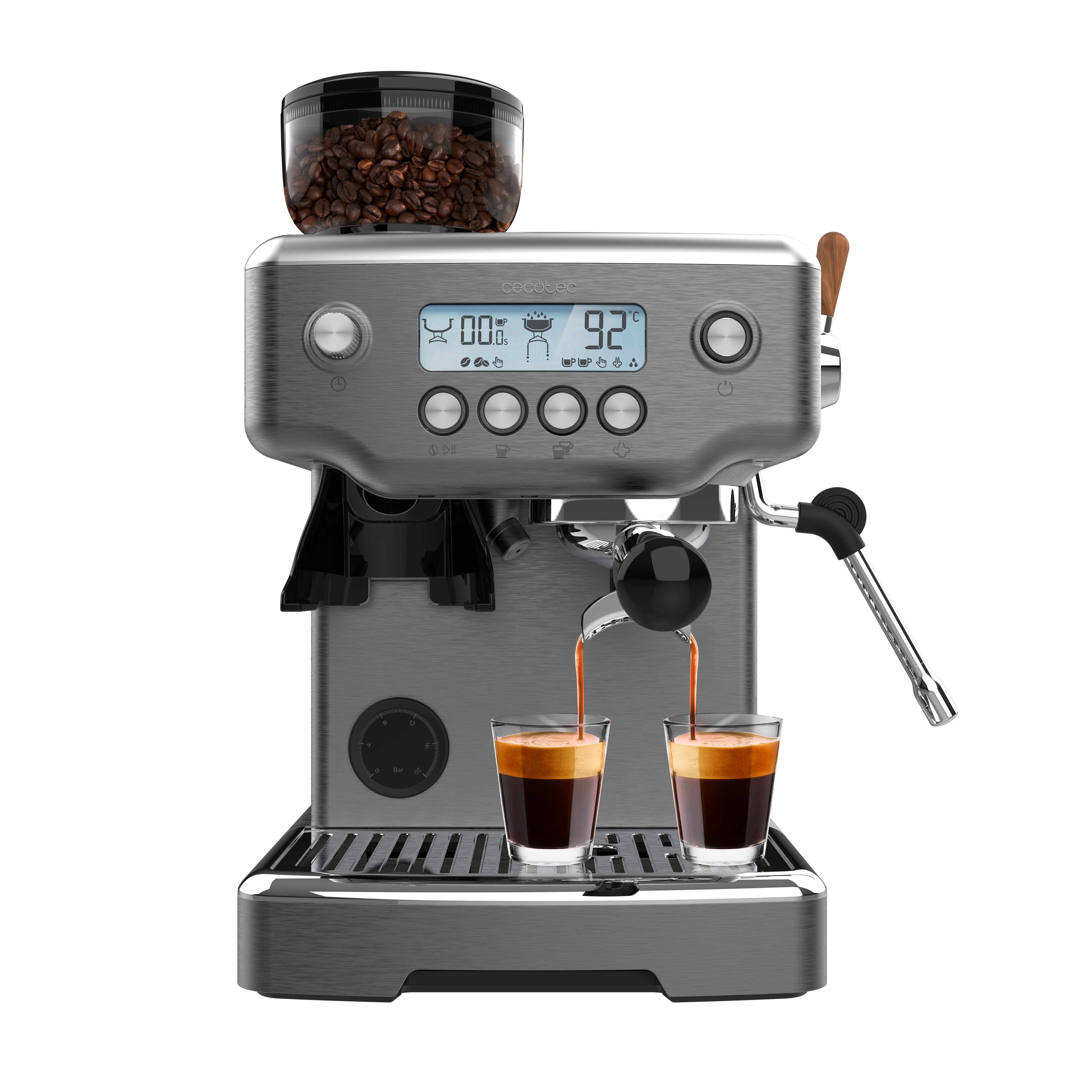 Power Espresso 20 Barista Steel & Grind