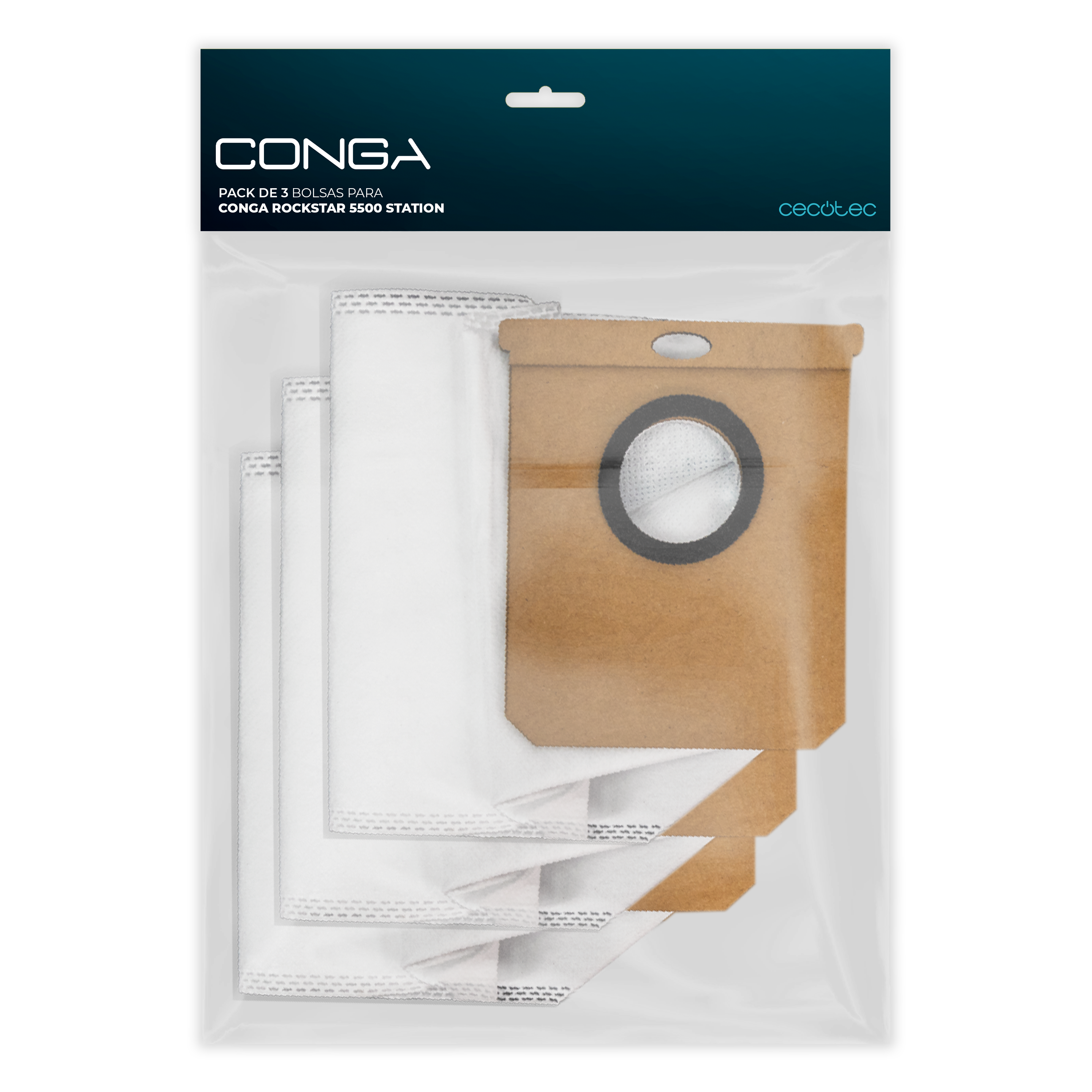 Pack de 3 bolsas para Conga Rockstar 5500 Station