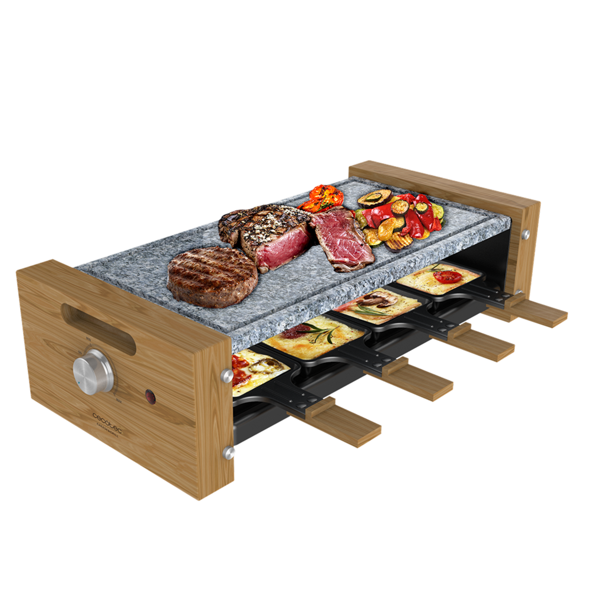 Raclette Cheese&Grill 8600 Wood Allstone
