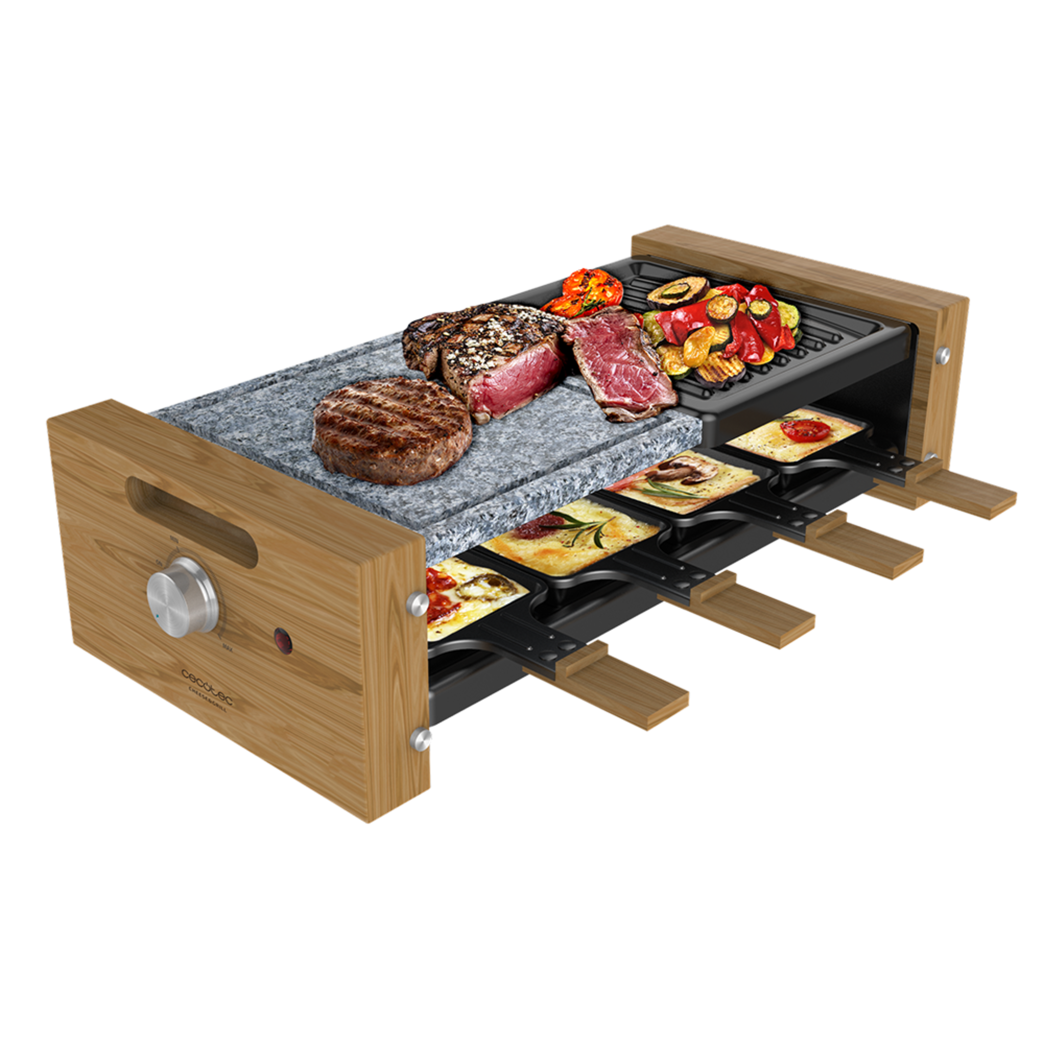 Raclette Cheese&Grill 8400 Wood Mixgrill