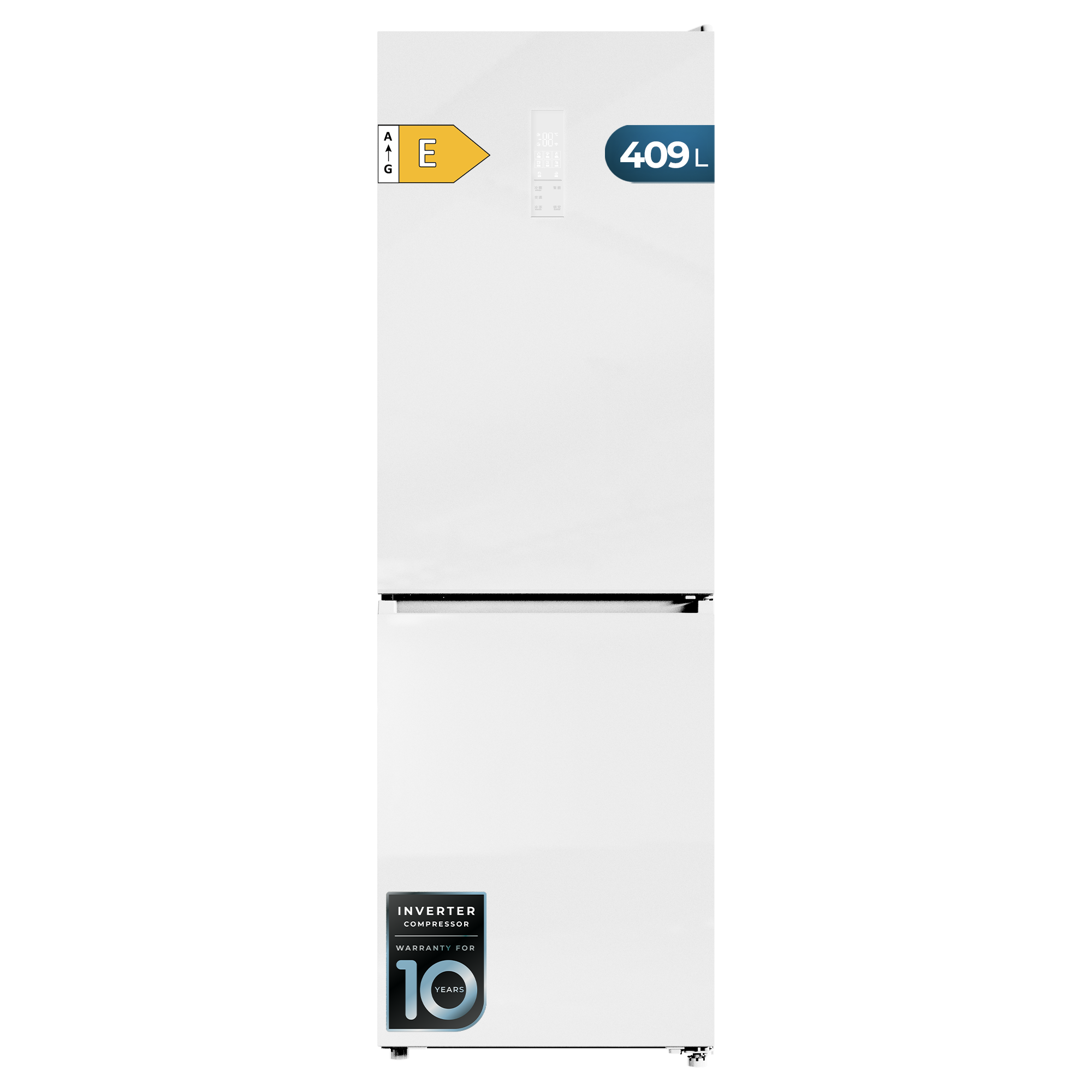 Bolero CoolMarket Combi 409 White Glass C