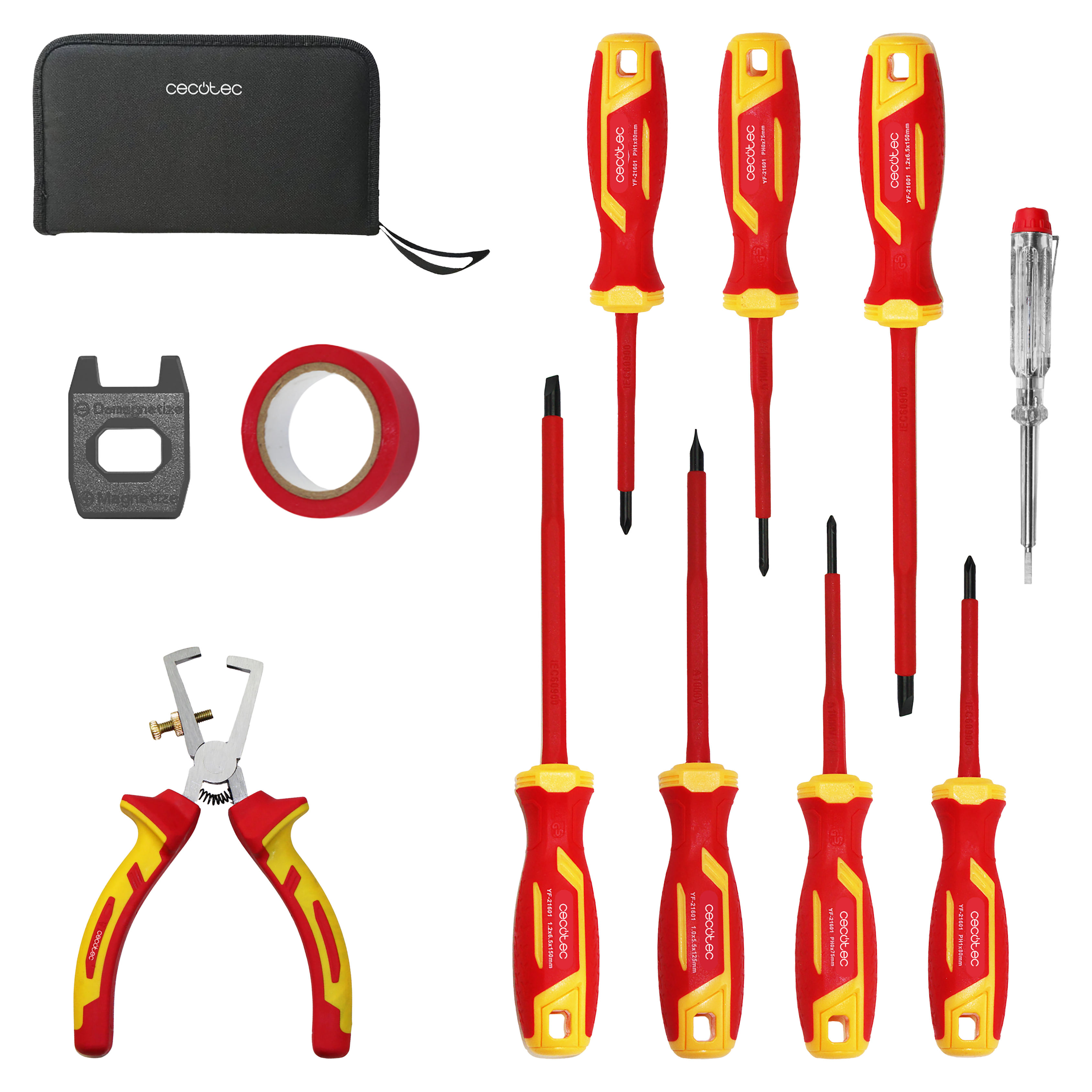 Set de destornilladores HardGyro 12 SafeVolt Magnetic