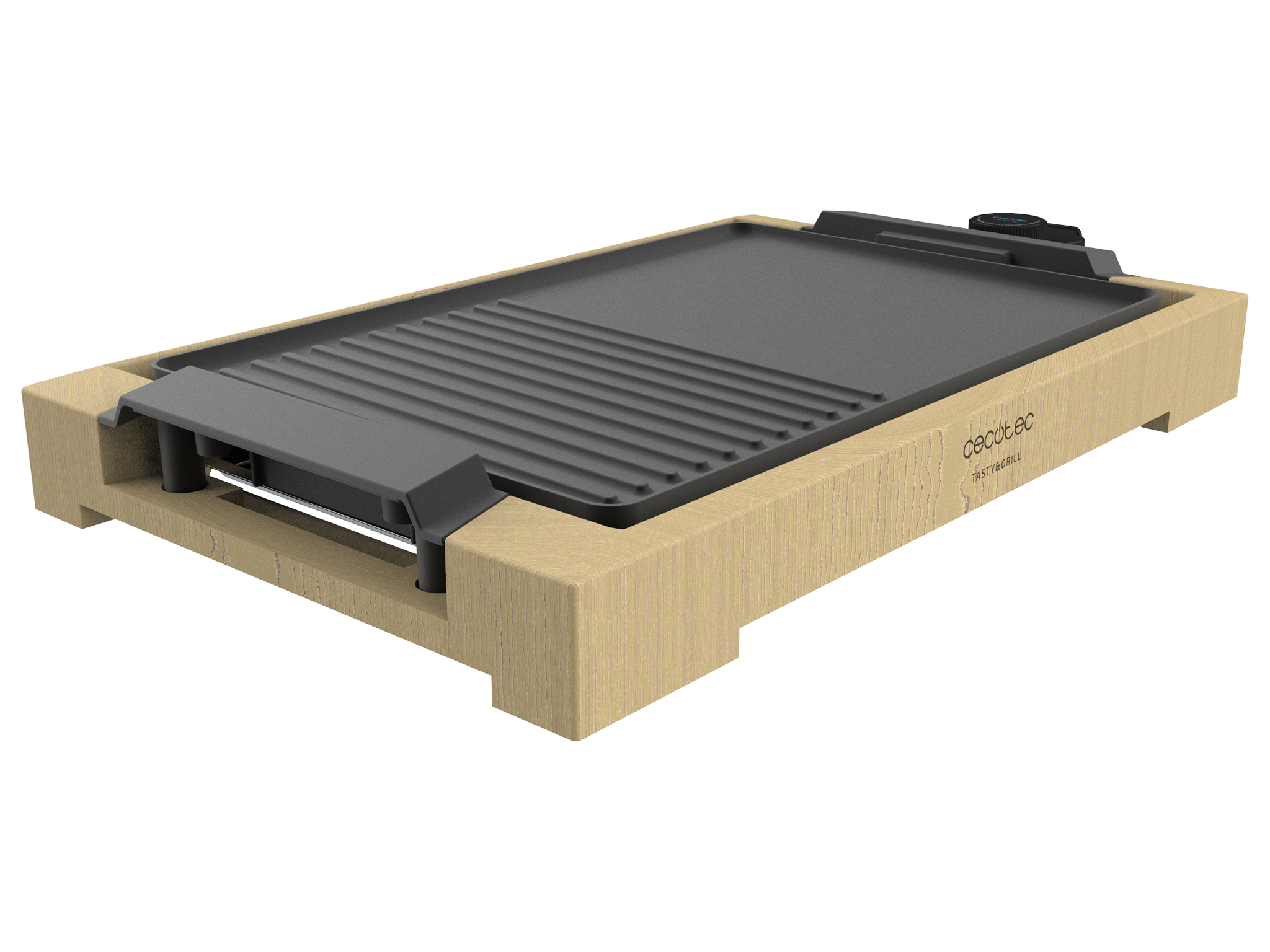 Plancha De Cocina Tasty&Grill 2000 Bamboo Black