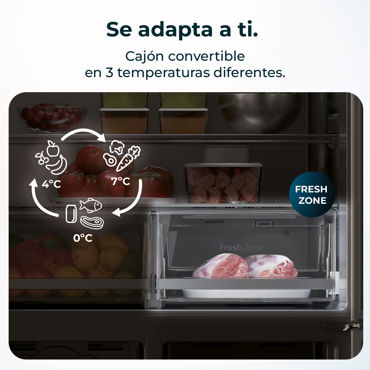 Bolero CoolMarket 4D 601 Black Glass E | Envío, instalación y retirada RAEE gratis – foto detalle 5