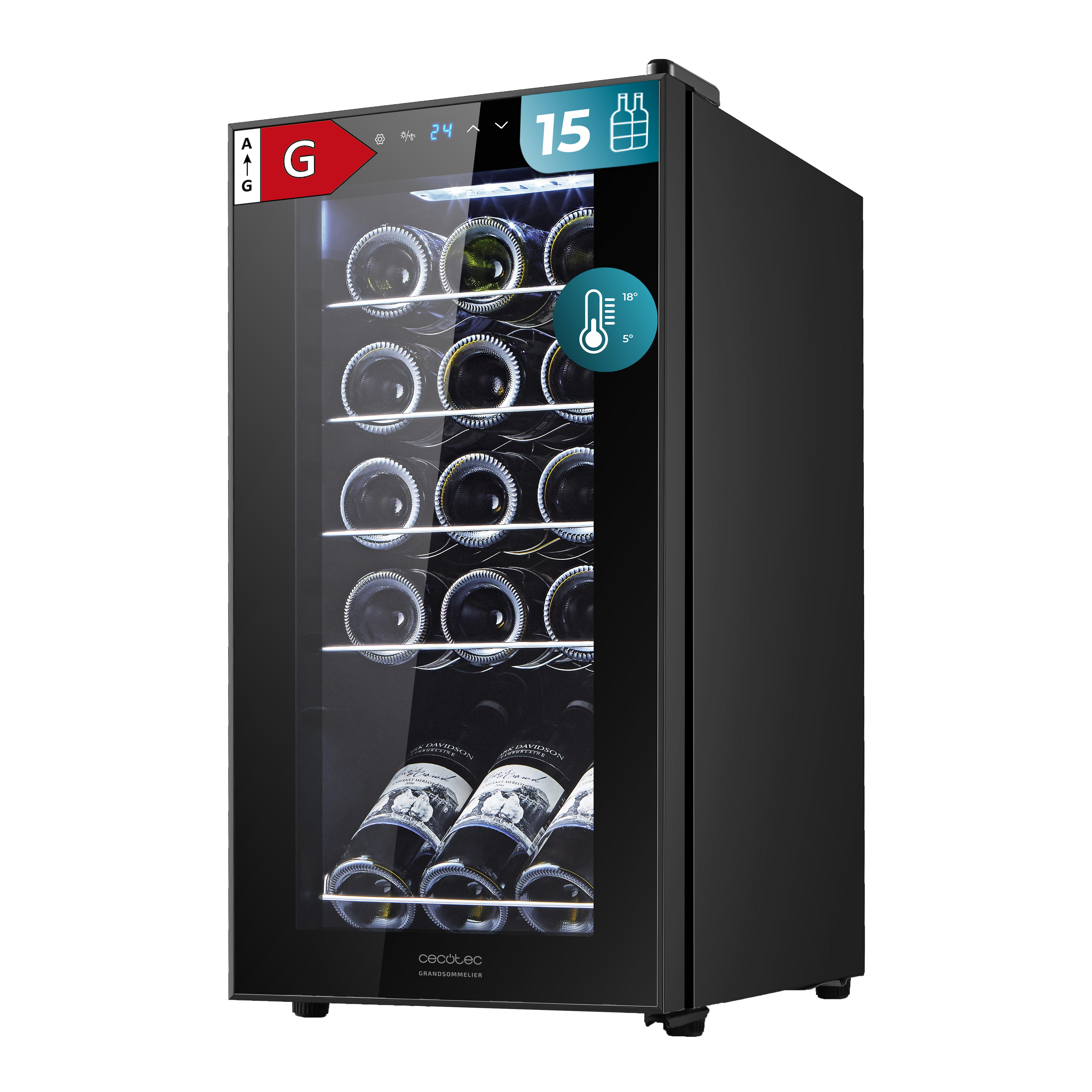 Bolero GrandSommelier 1550 Black Compressor