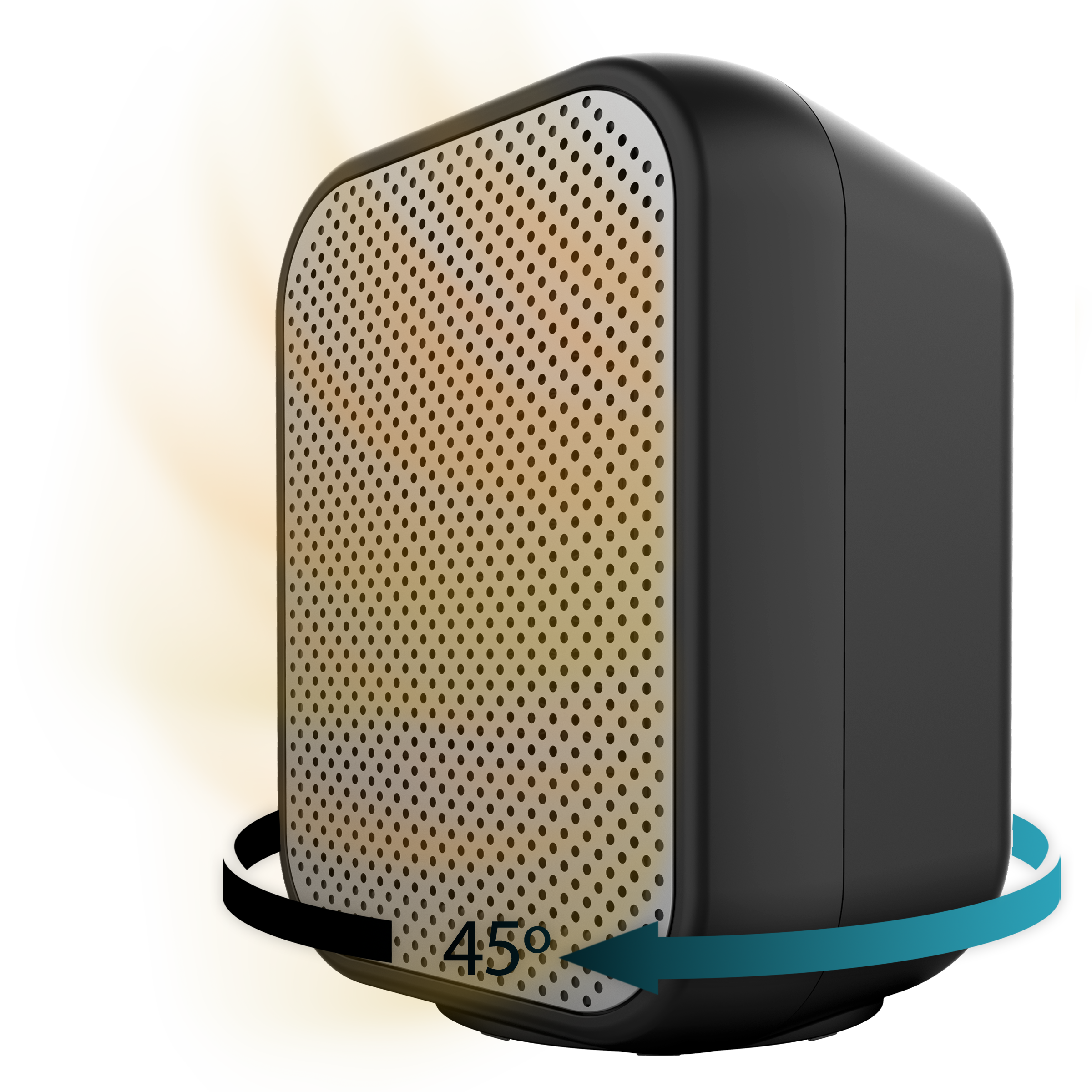 ReadyWarm 1500 Max Ceramic Rotate Black
