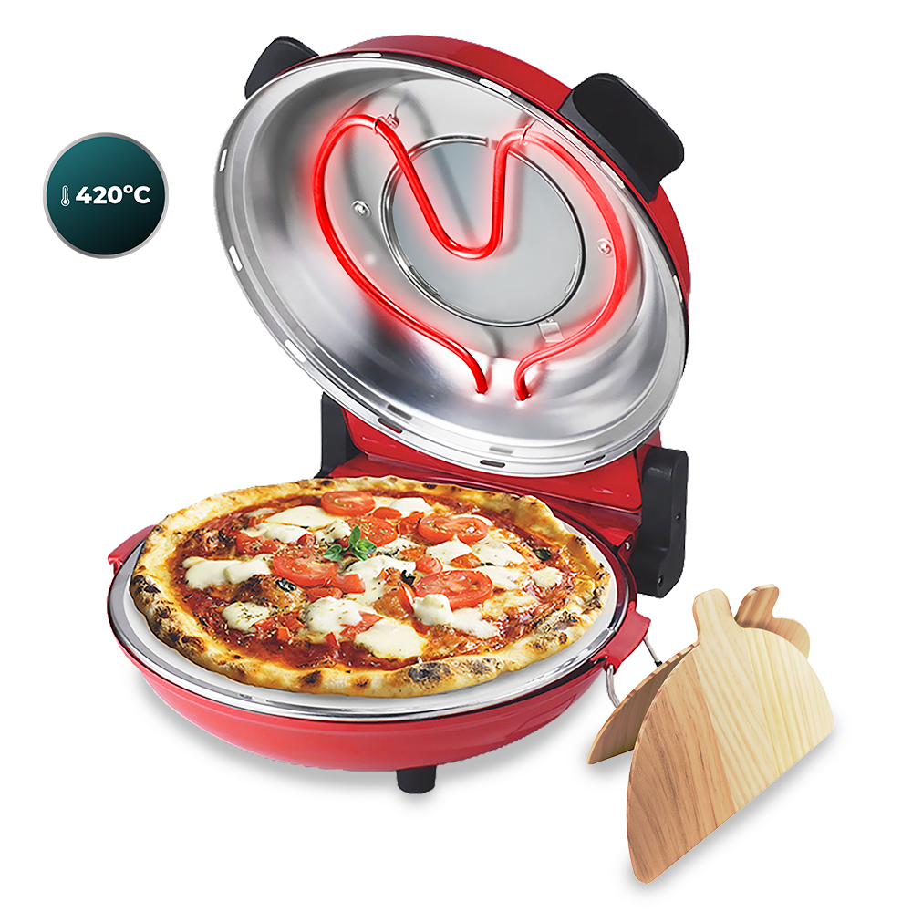 Horno grill eléctrico para pizza Fun Pizza&Co Mamma Mía Vista