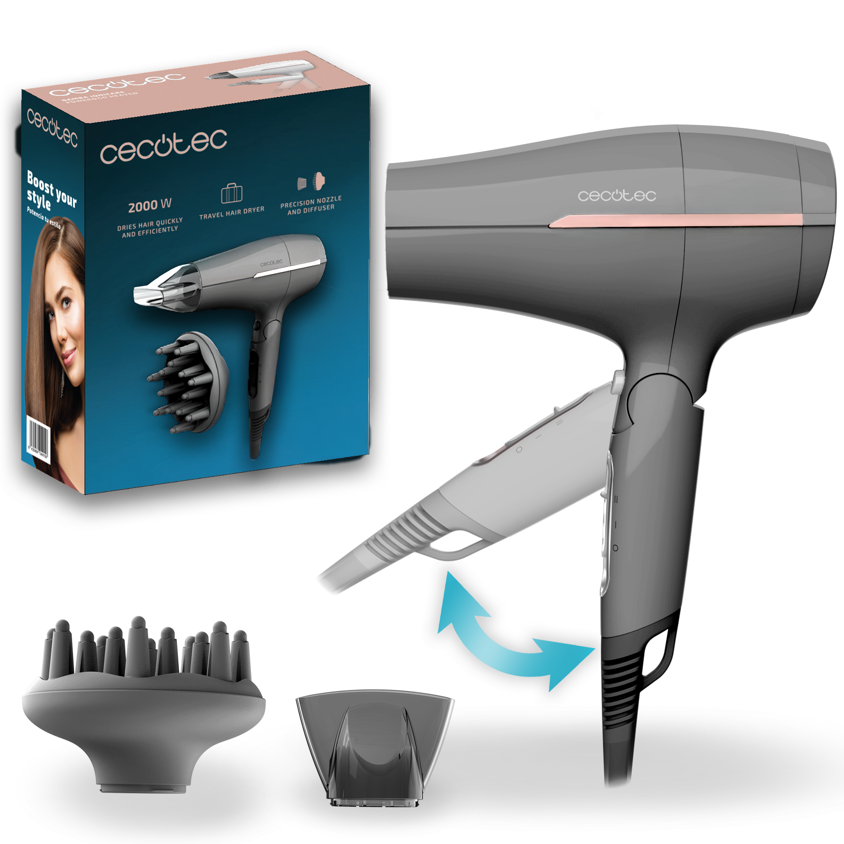 IoniCare Power&Go Heaven Grey