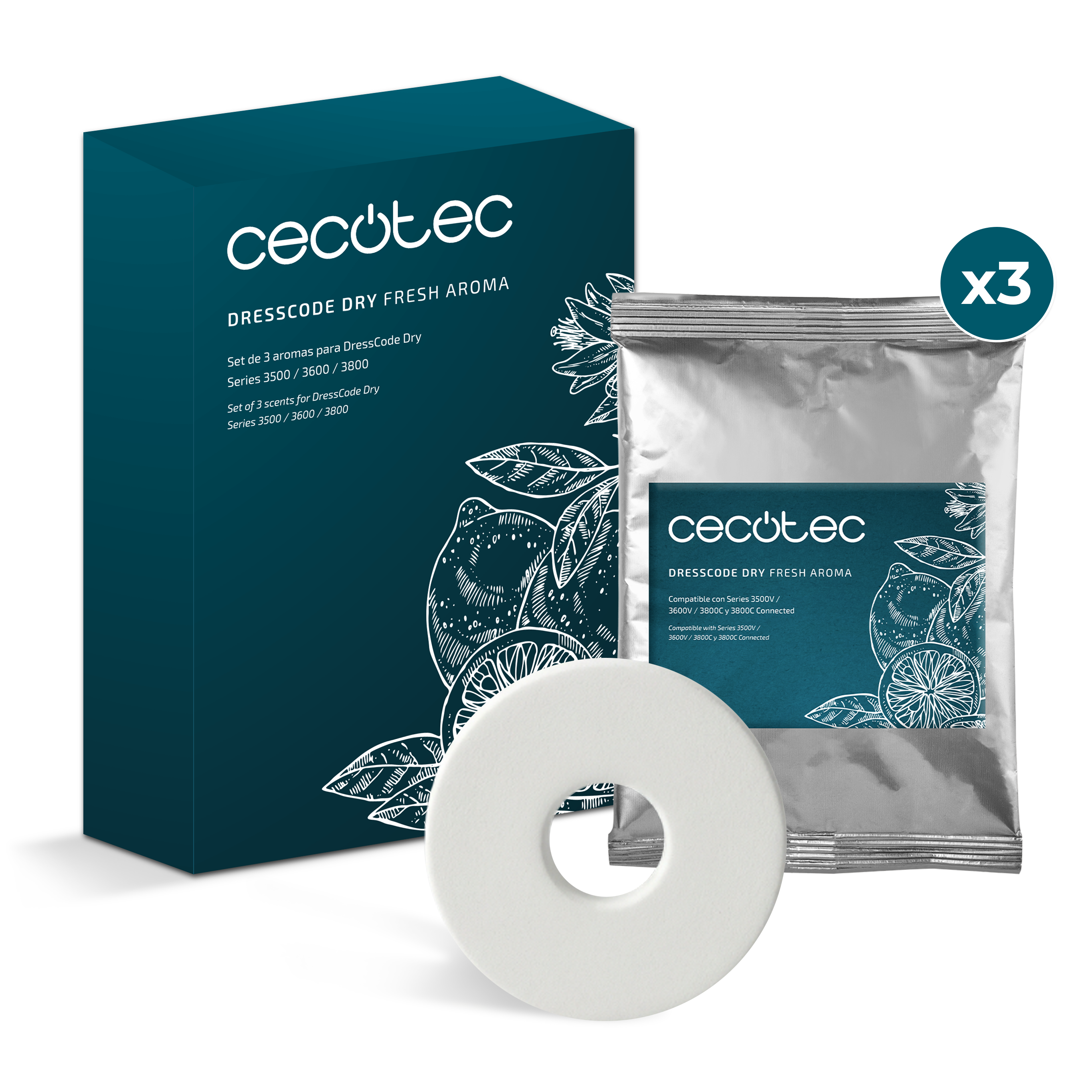 Set de 3 DressCode Dry Fresh Aroma Series 3500 / 3600 / 3800