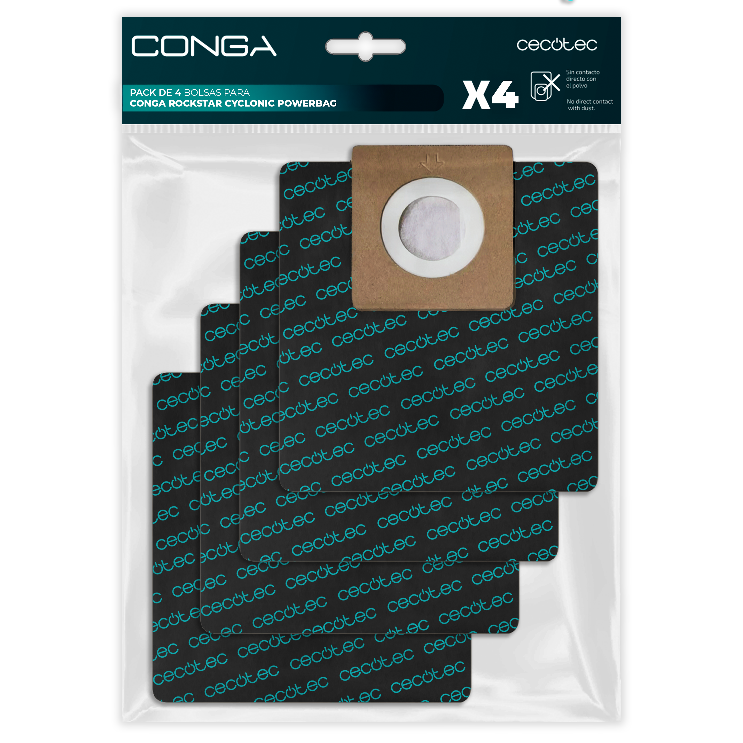 Pack de 4 bolsas para Conga Rockstar Cyclonic Powerbag