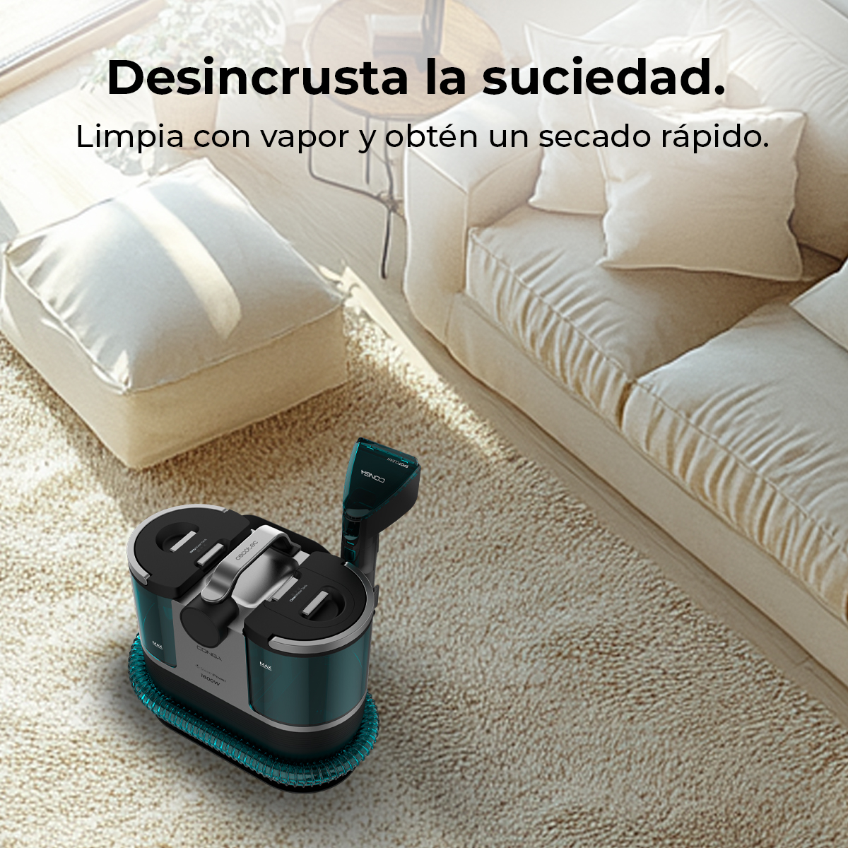 Conga 7000 Carpet&Spot Clean Steam Max | Envío gratis y mejor precio garantizado – foto detalle 2