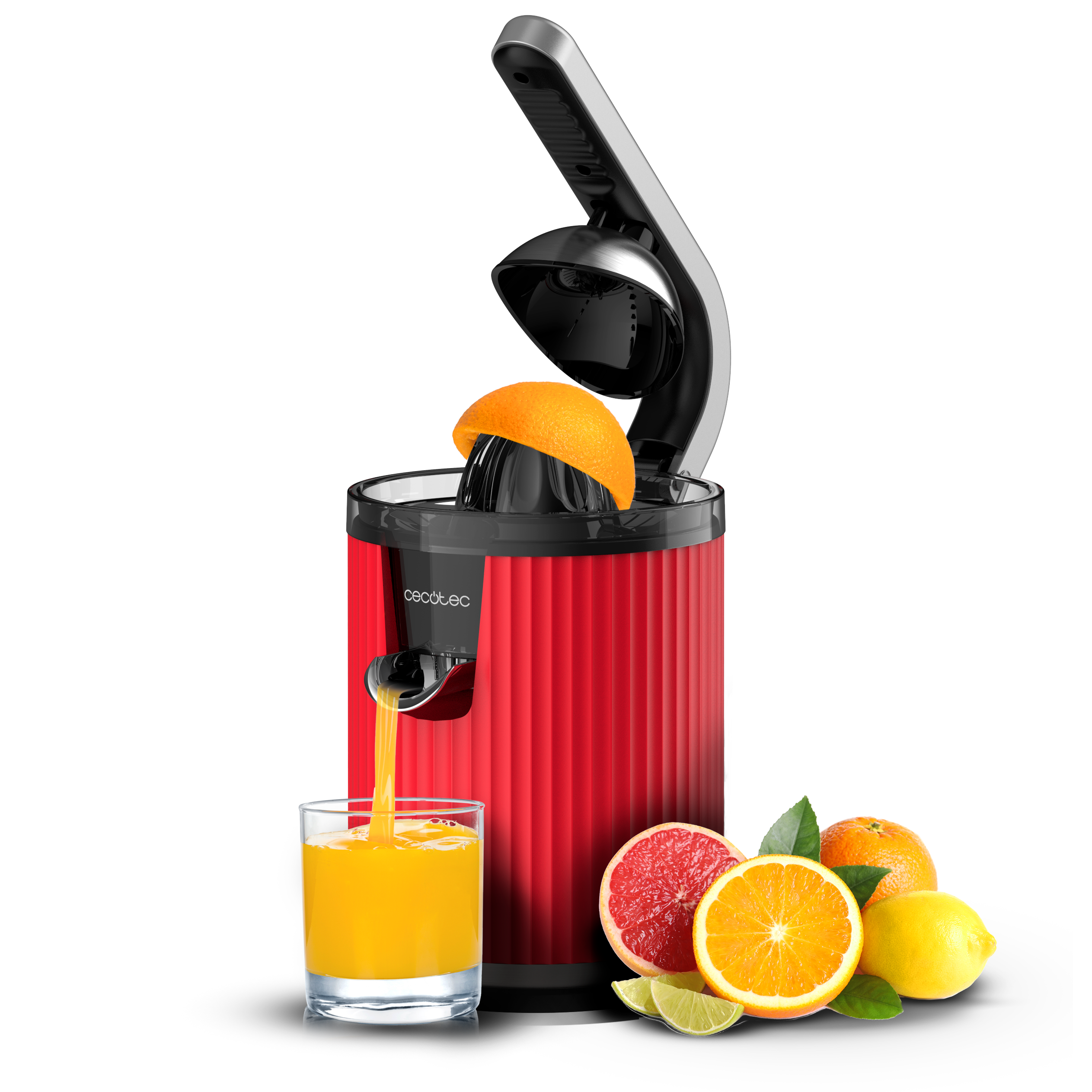 Exprimidor de brazo Xqueeze RetroJuice 600 Red